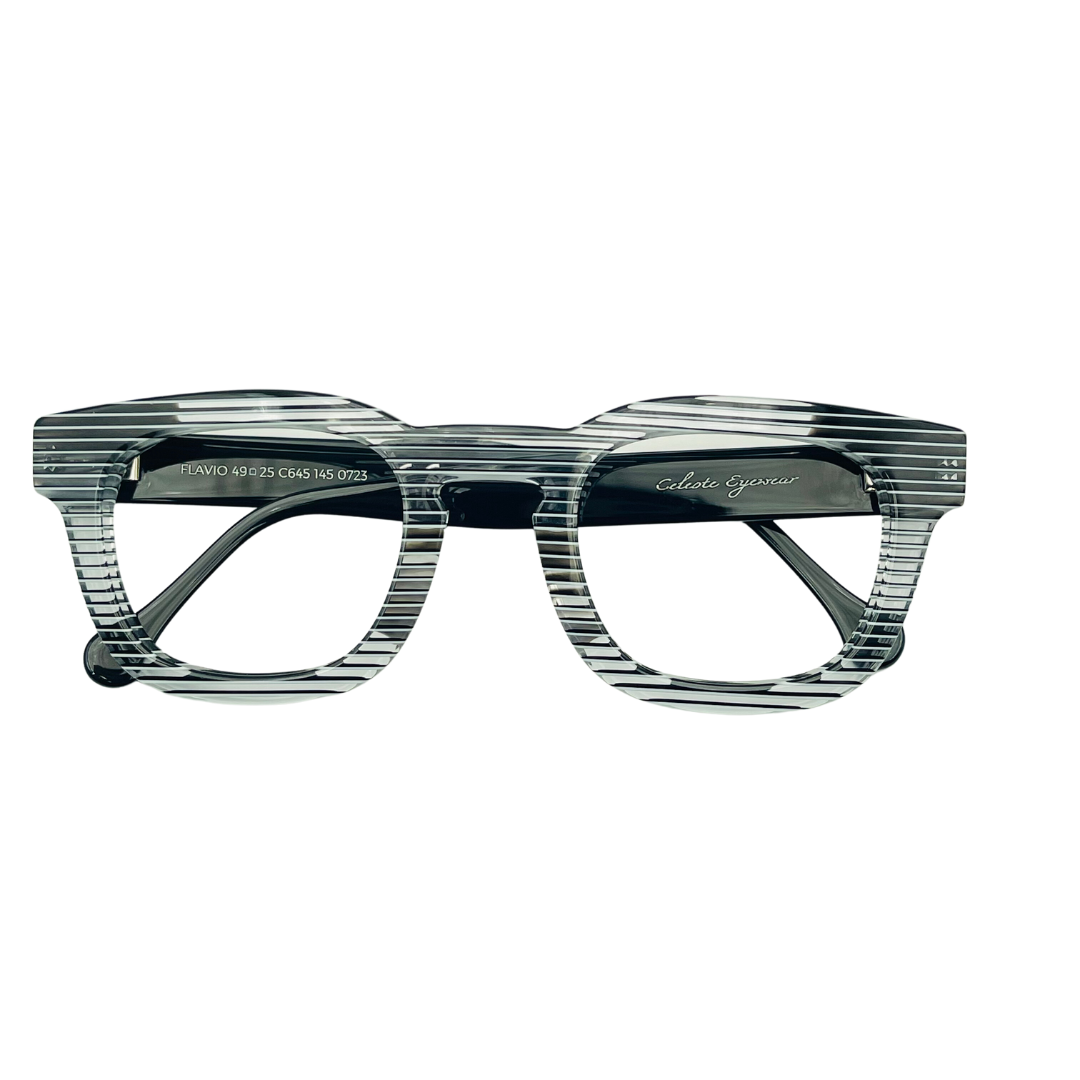 CELESTE EYEWEAR -FLAVIO (645-WHITE STRIPES)