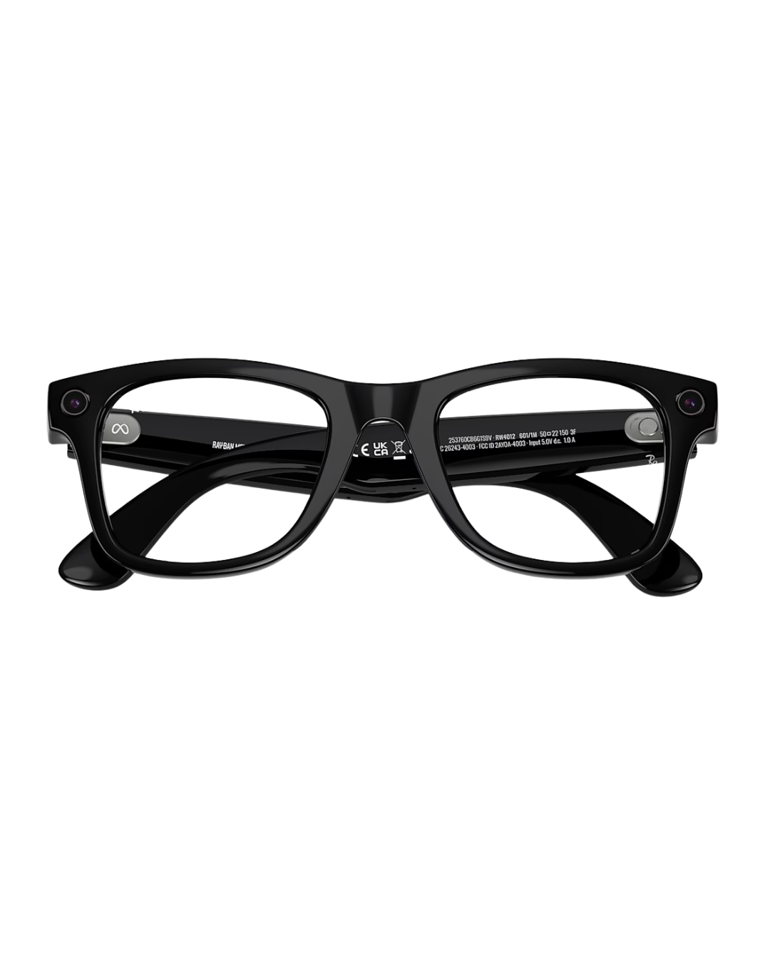RAY-BAN RW 4012 WAYFARER META GEN2 (6011M53-SHINY BLACK)