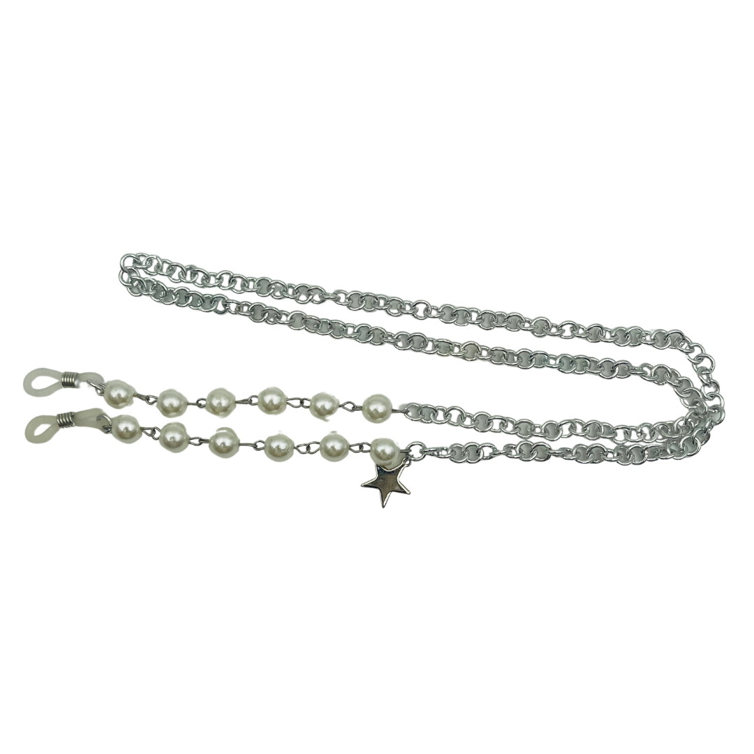 CATENINA PER OCCHIALI CON PERLE B
