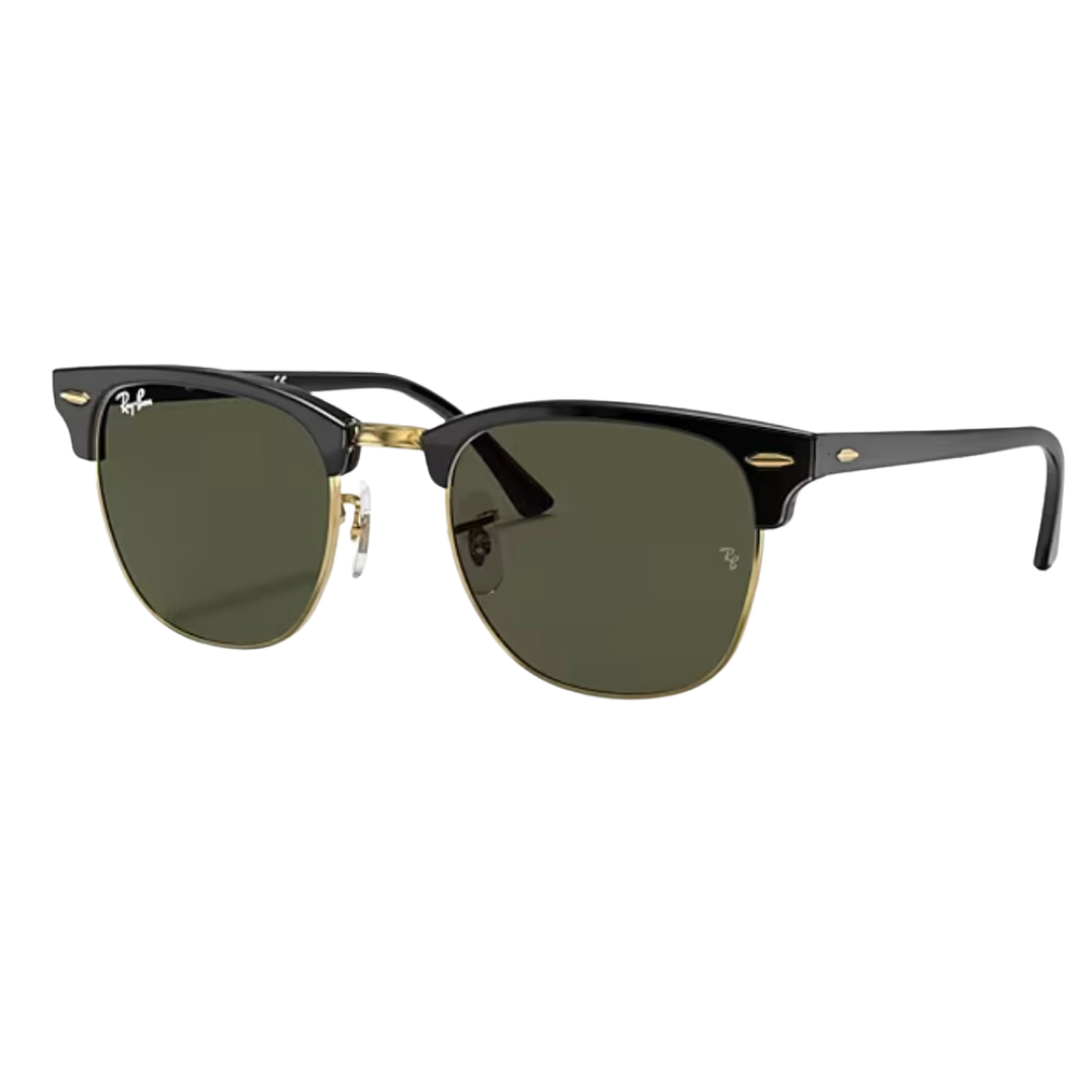RAY-BAN RB 3016 CLUBMASTER (W0365-BLACK GOLD)
