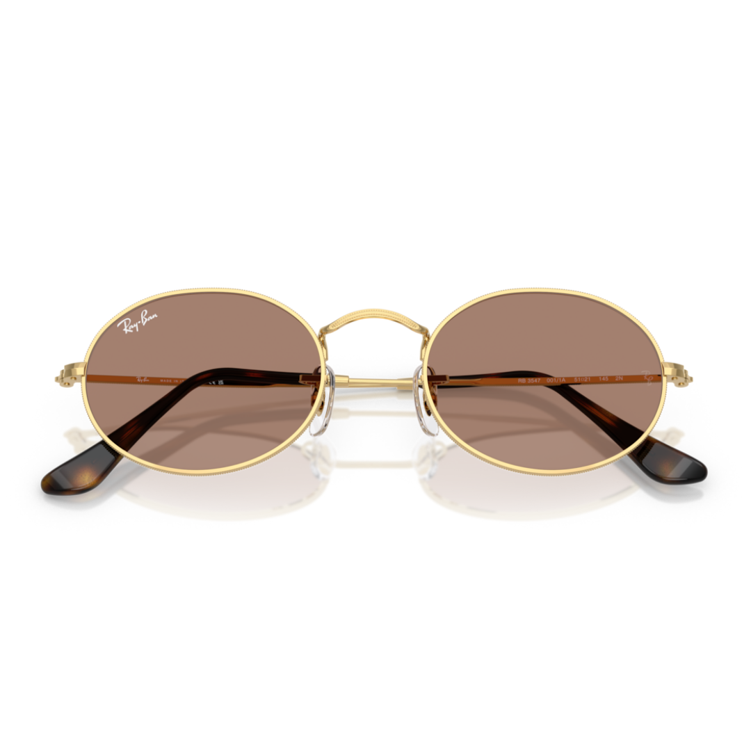 RAY-BAN RB 3547 OVAL summer capsule (0011A-GOLD)