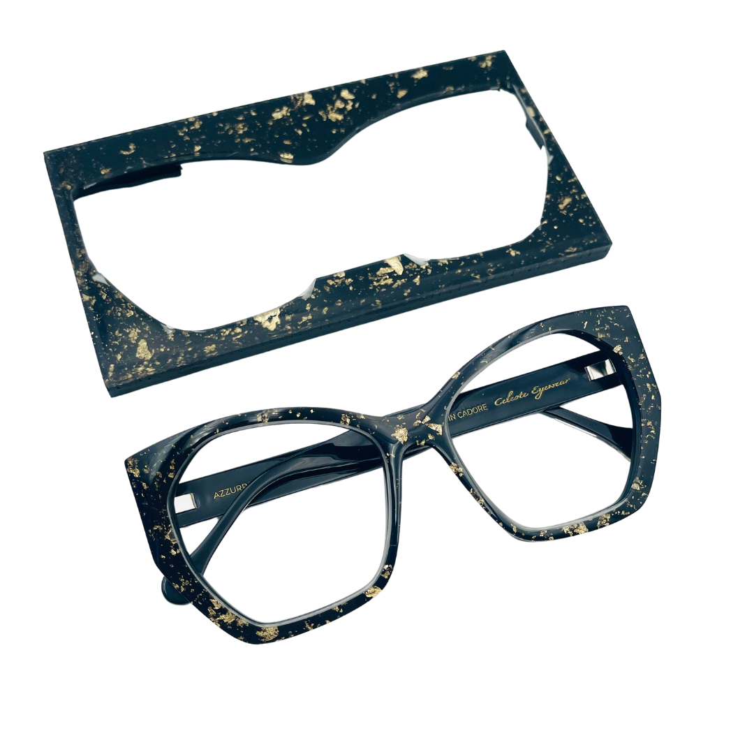 CELESTE EYEWEAR -AZZURRA GOLD EDITION (001E-BLACK)