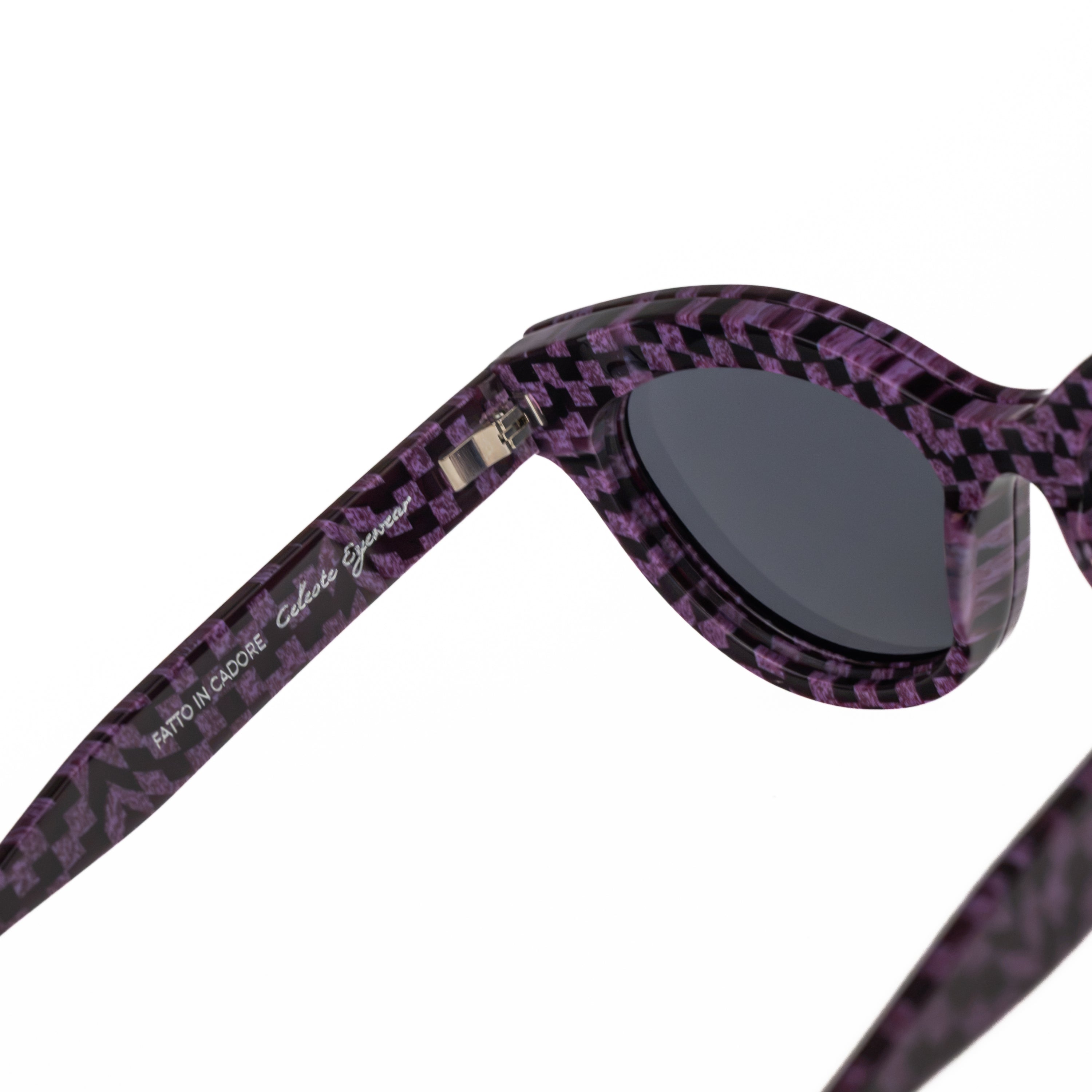 CELESTE EYEWEAR -MERY CLIP(555-VIOLET SQUARE)