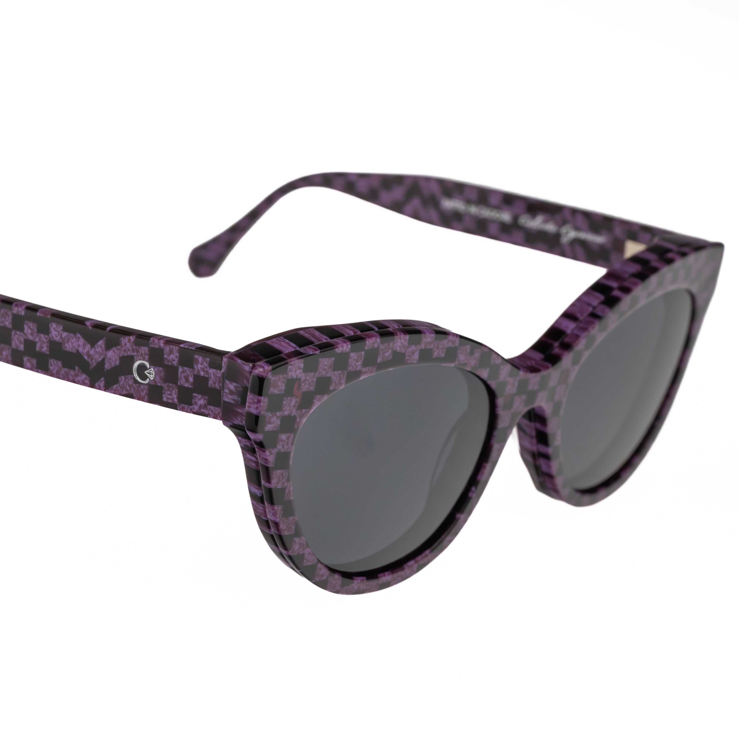 CELESTE EYEWEAR -MERY CLIP(555-VIOLET SQUARE)
