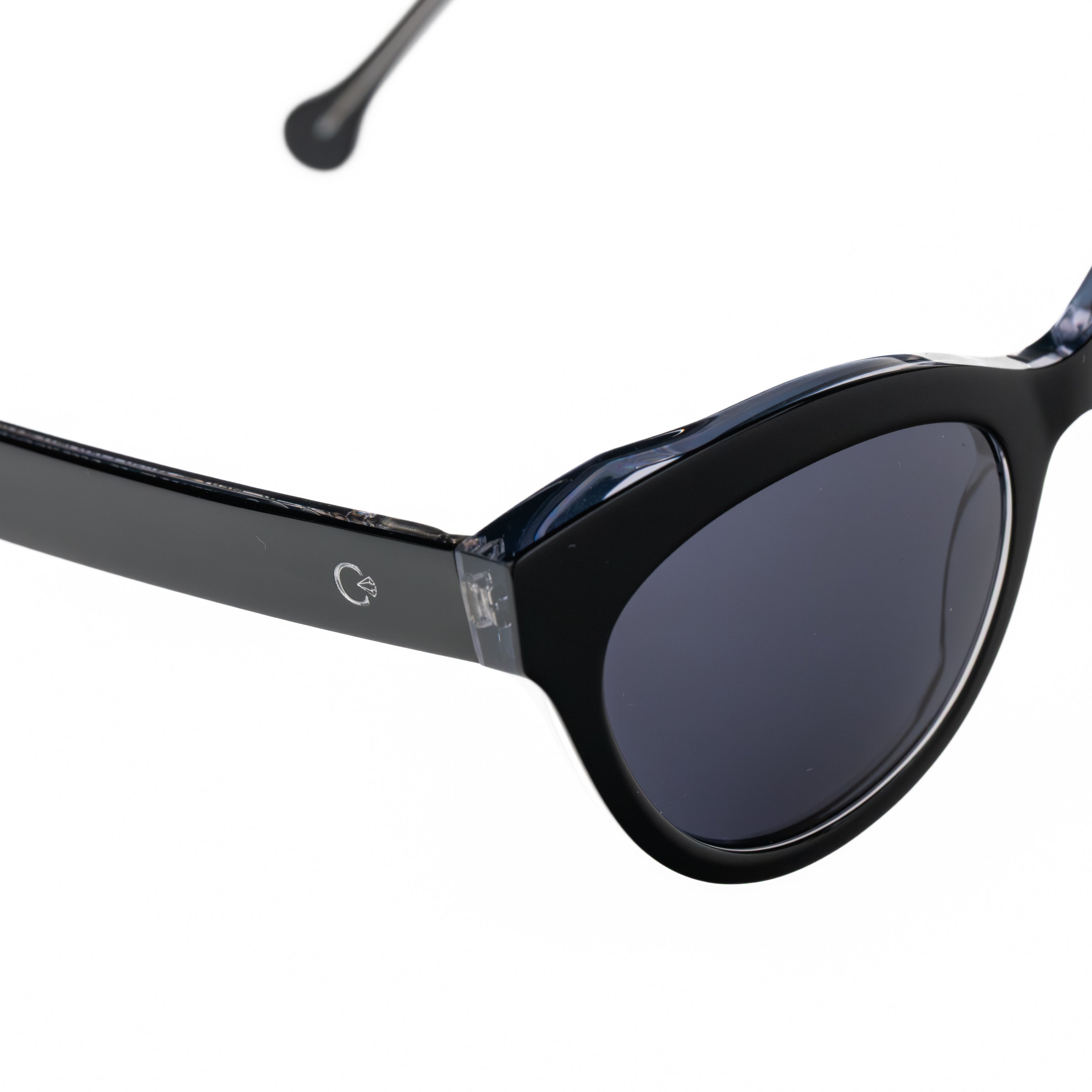 CELESTE EYEWEAR -MERY (002-BLACK/CRYSTAL)