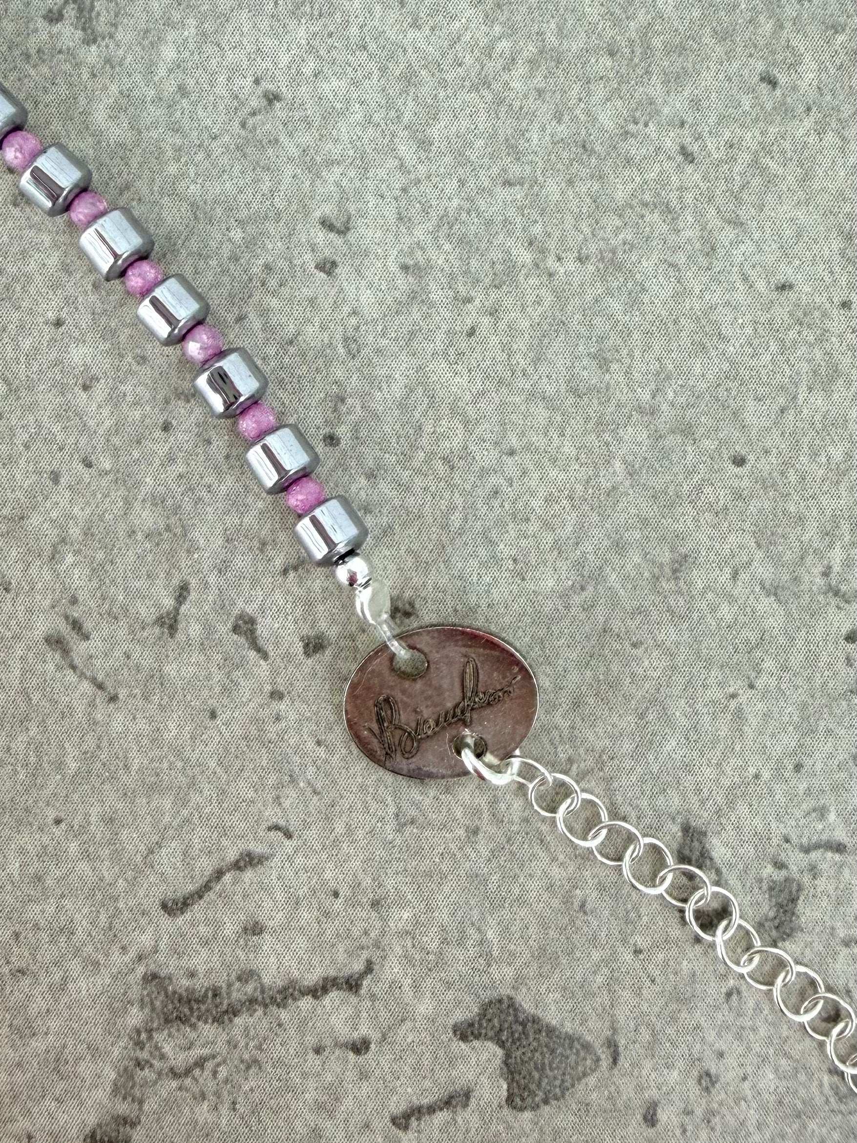 BRACCIALE "Vivi, Sorridi, Ama"(rosa)
