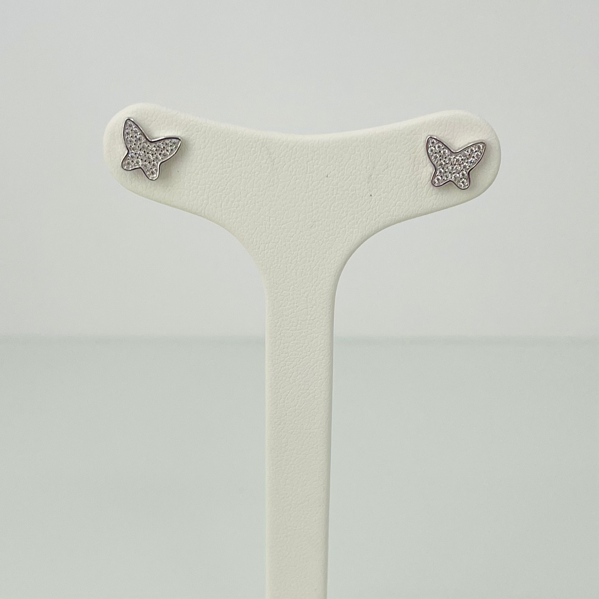 ORECCHINI A FARFALLA STRASS