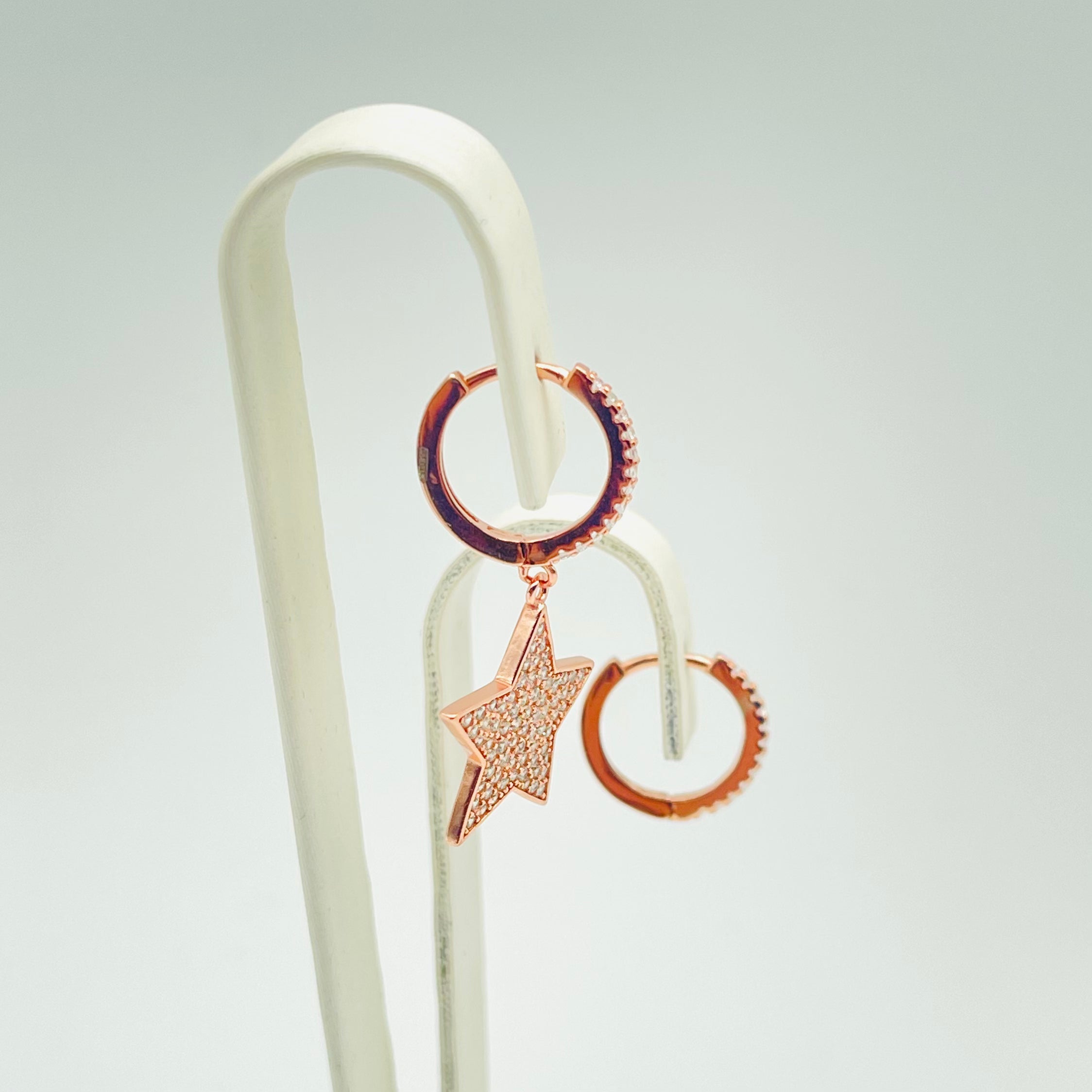 ORECCHINI CERCHI 1 STELLA