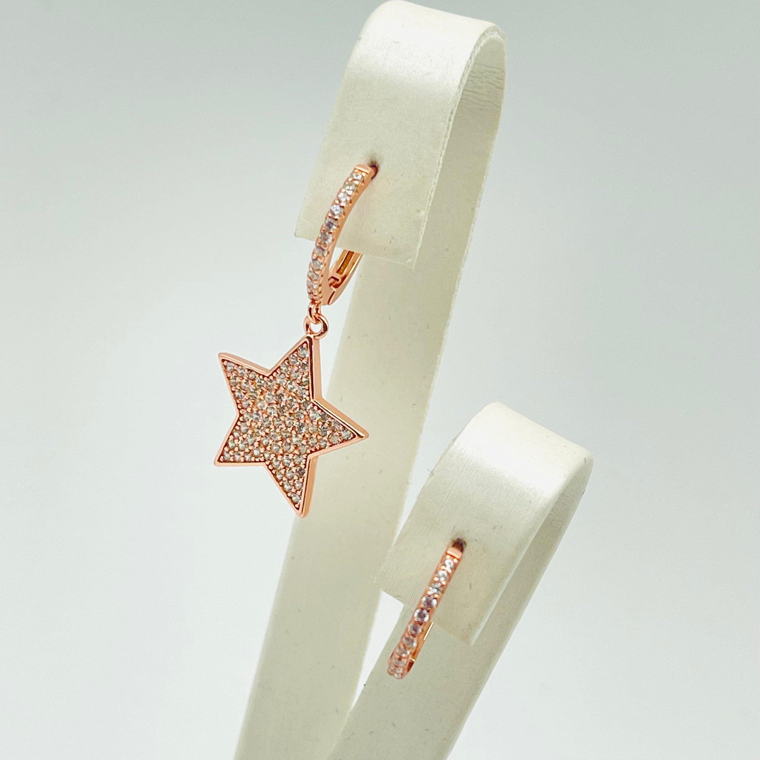 ORECCHINI CERCHI 1 STELLA