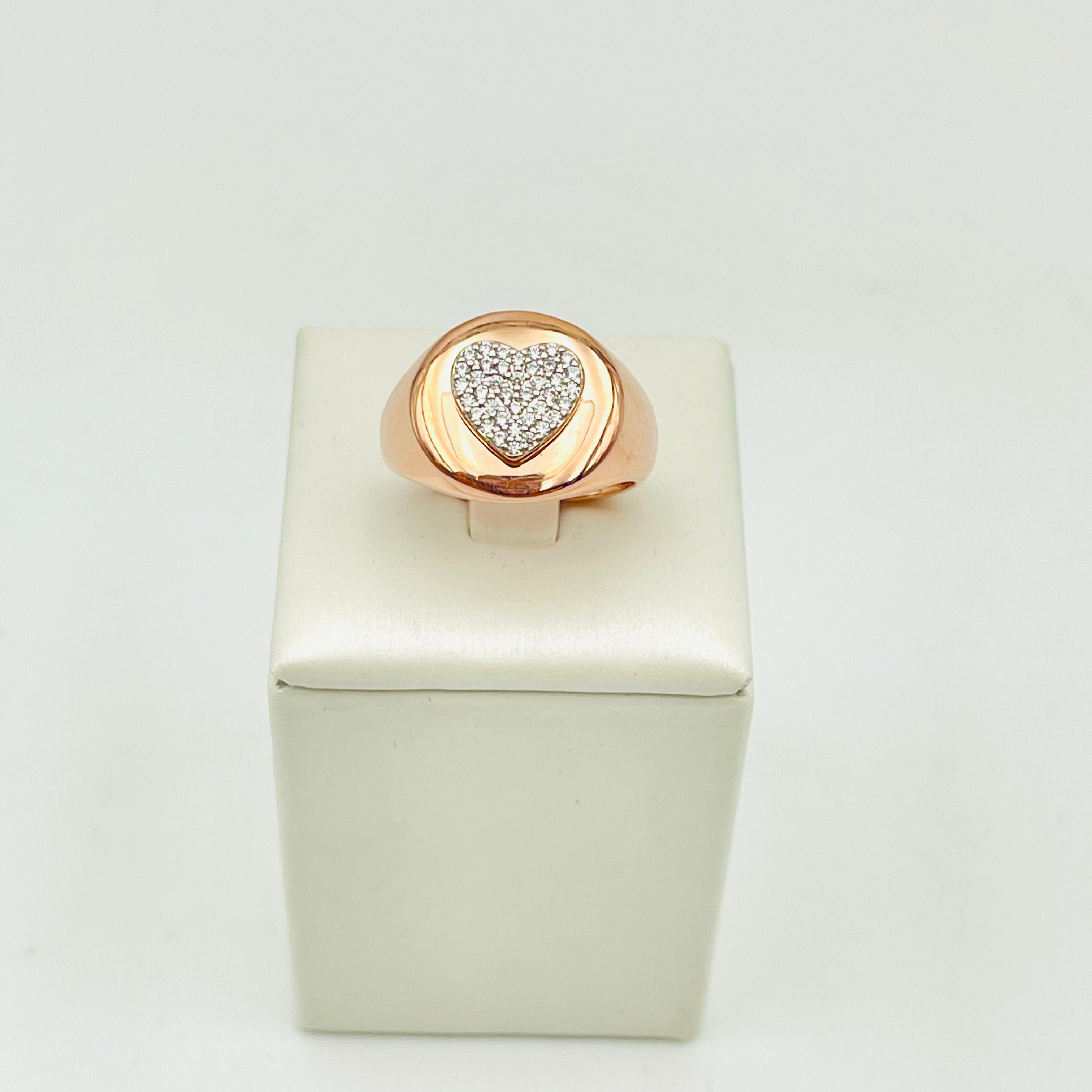 ANELLO CUORE PIETRE R 056/HB