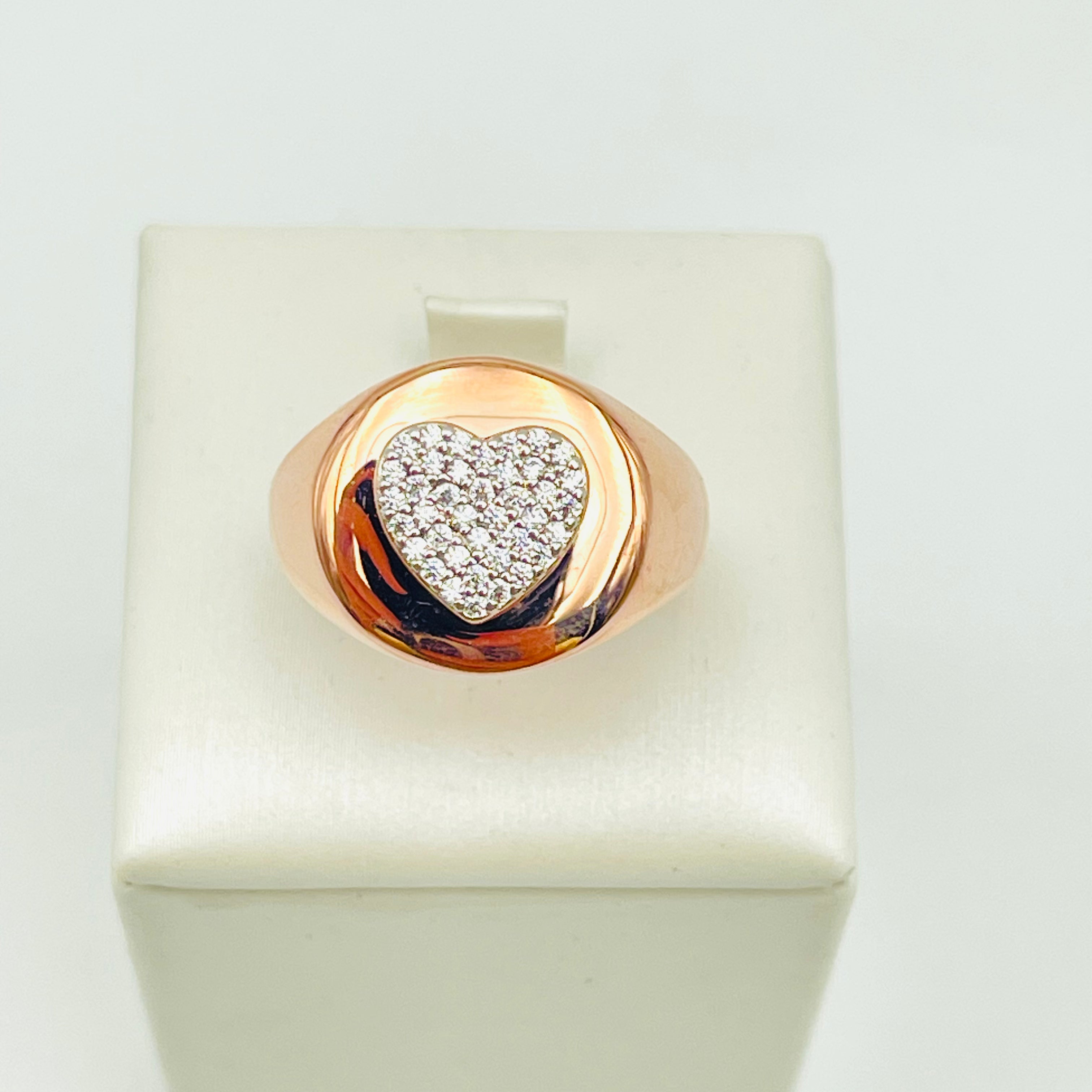 ANELLO CUORE PIETRE R 056/HB