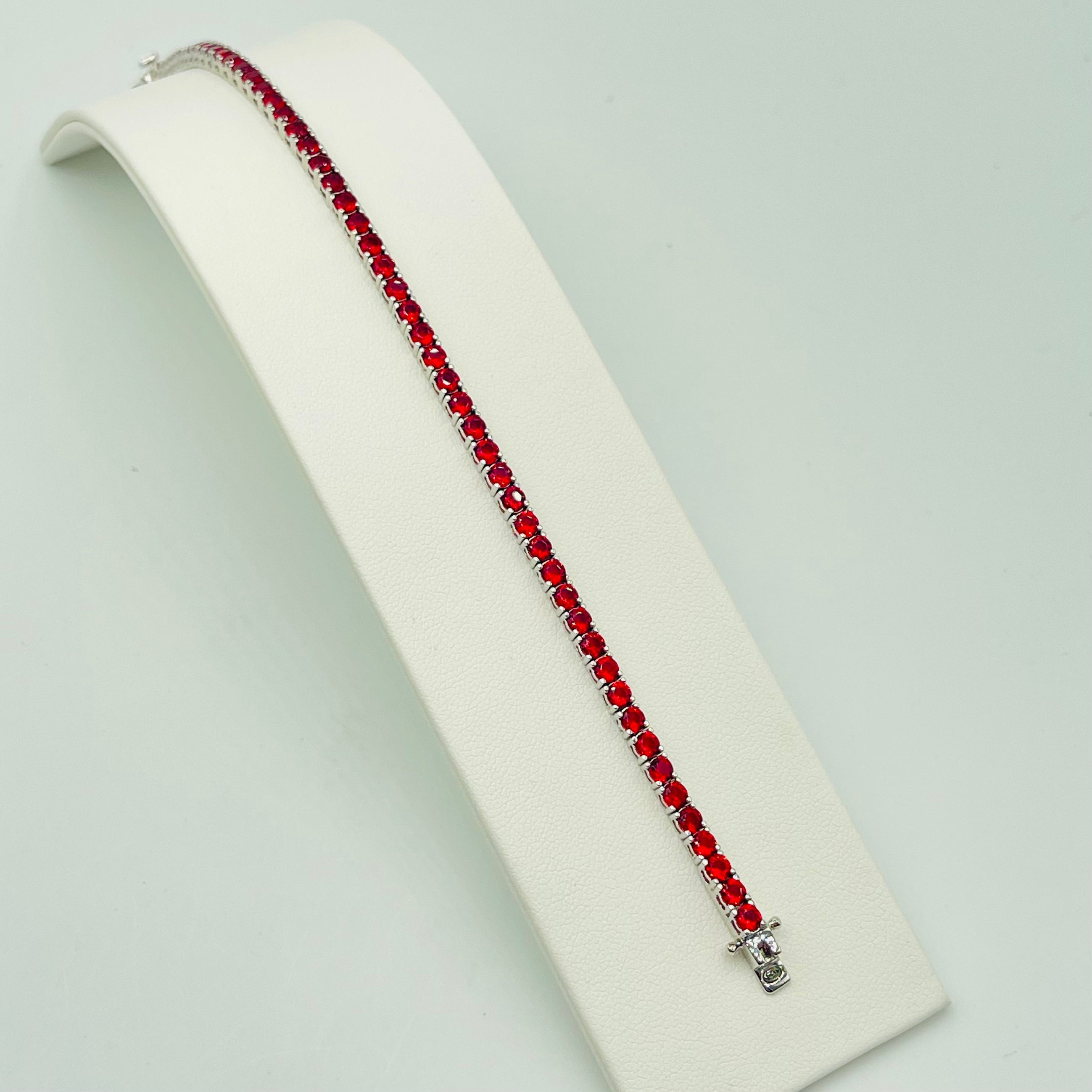 BRACCIALE TENNIS ROSSO