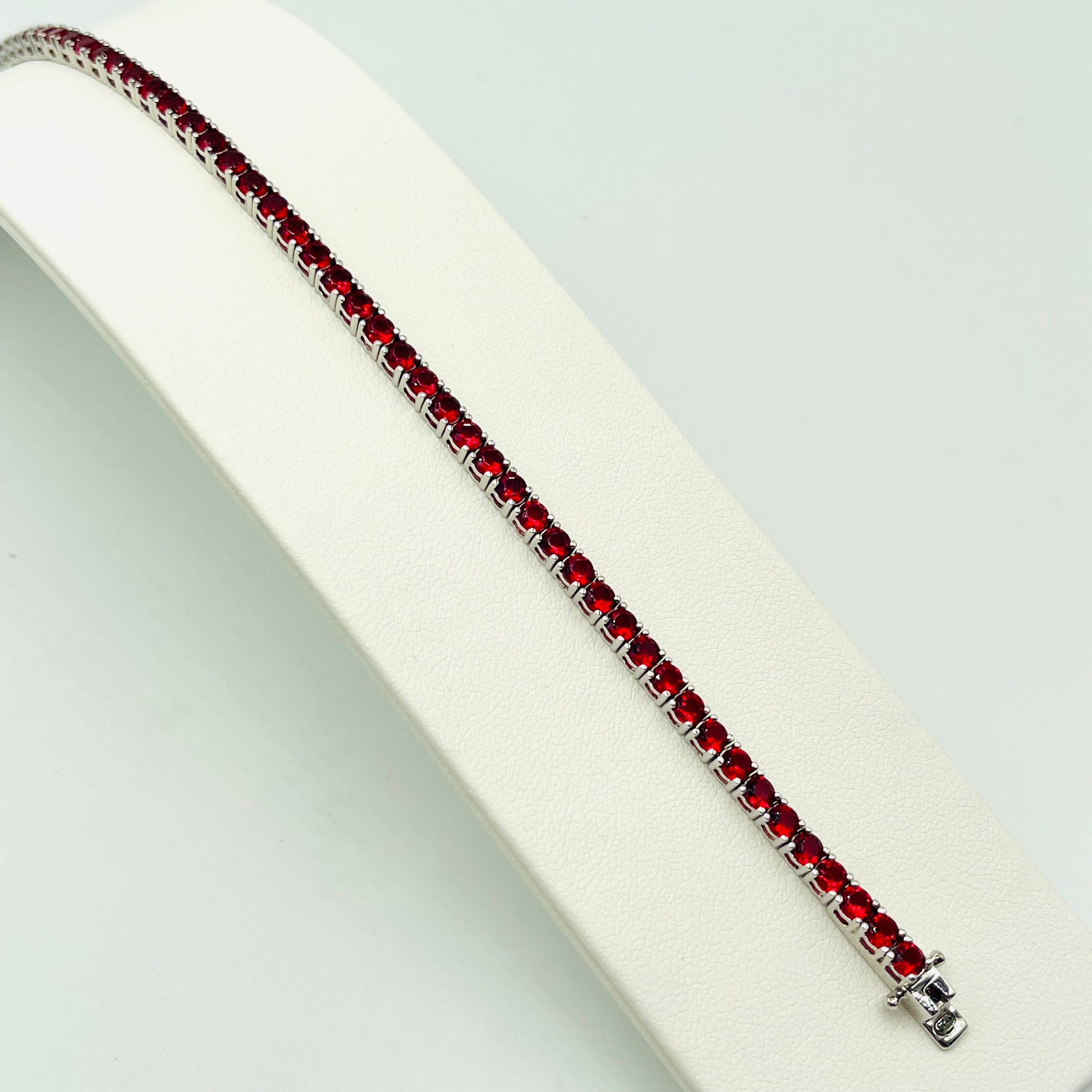 BRACCIALE TENNIS ROSSO