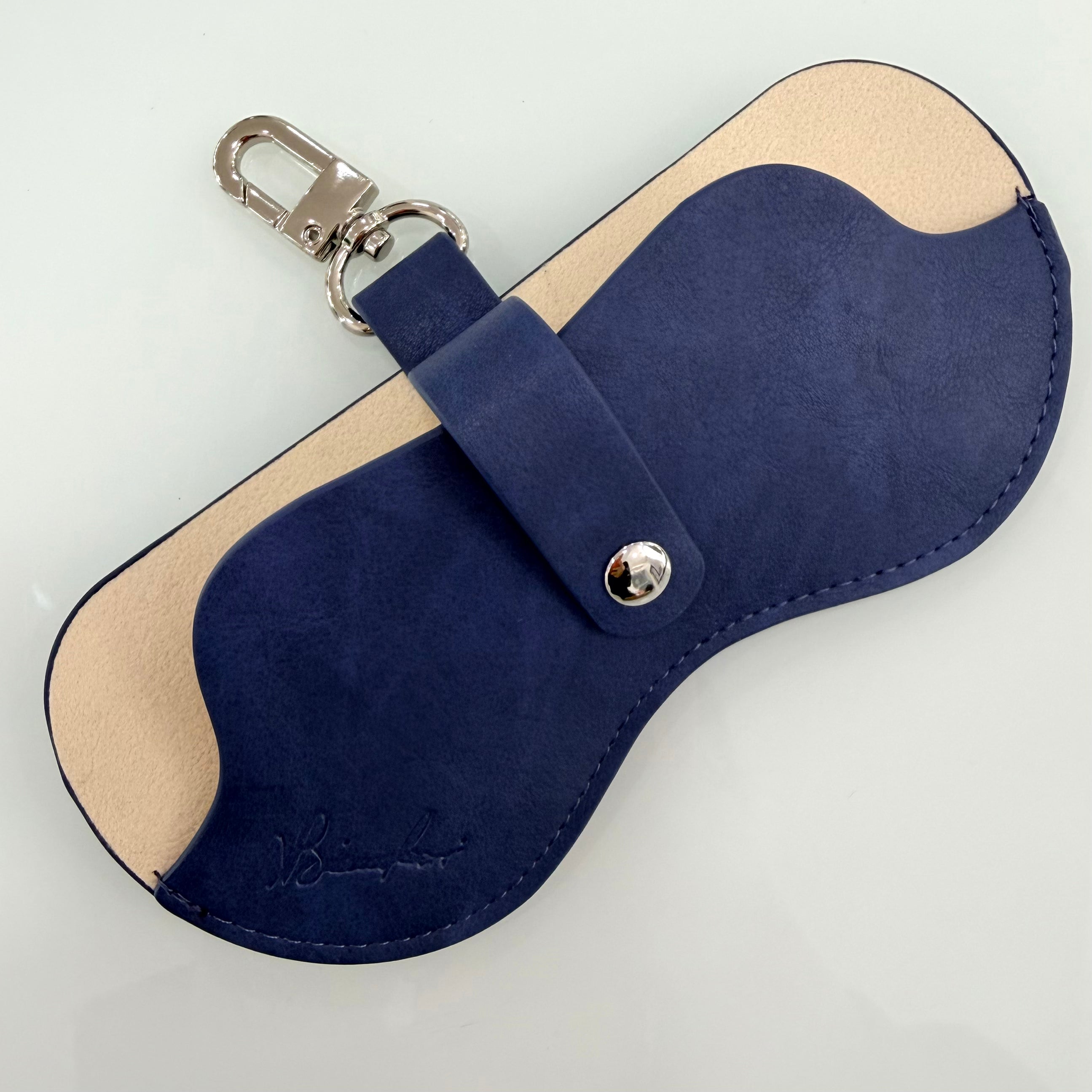 CUSTODIA OCCHIALI CLIP BLUE