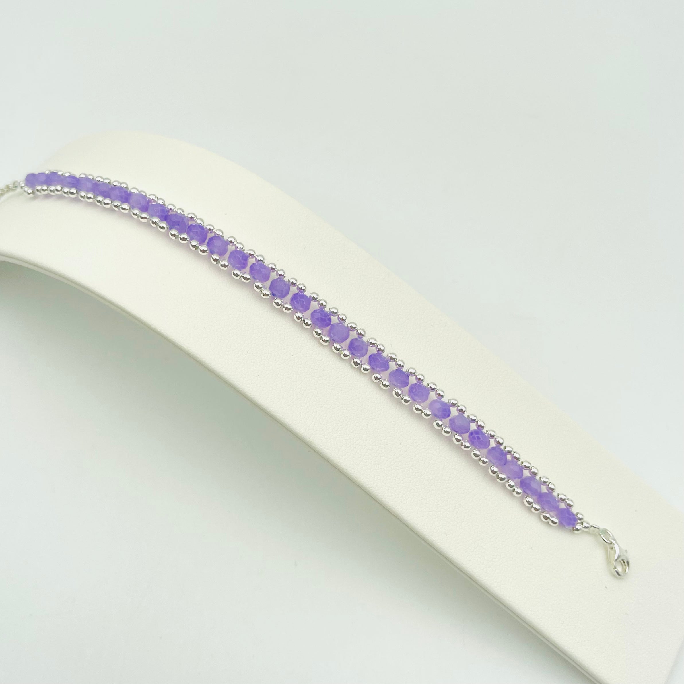 BRACCIALE PIETRE LILLA 198