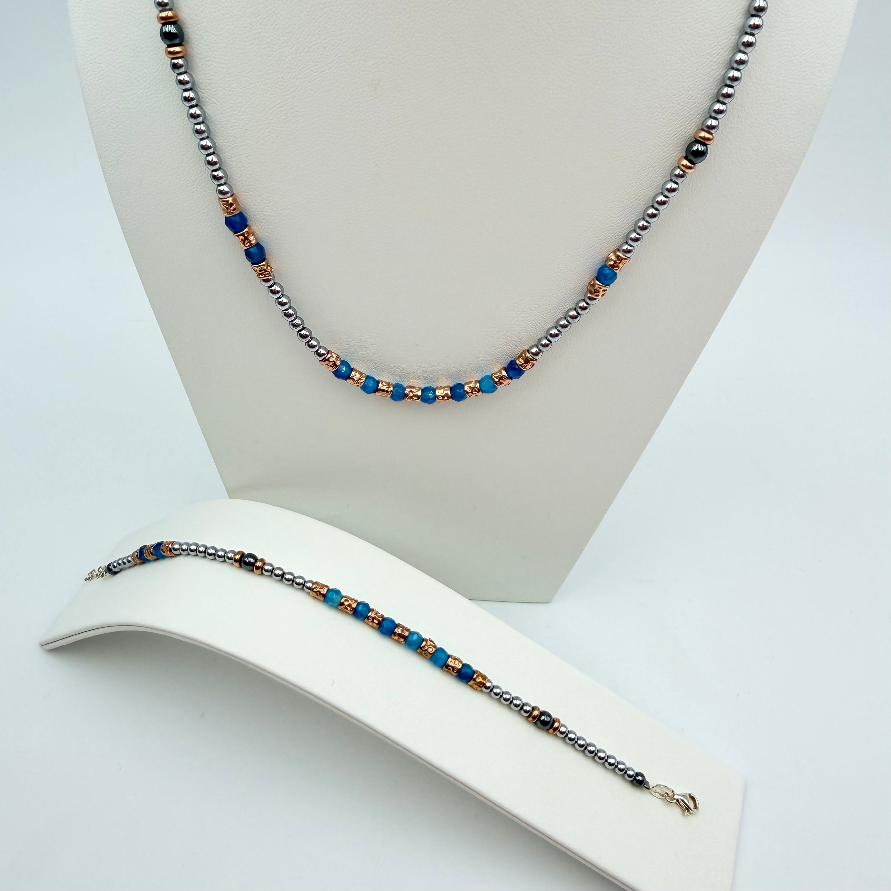CATENINA QUARZO BLU PE906CL