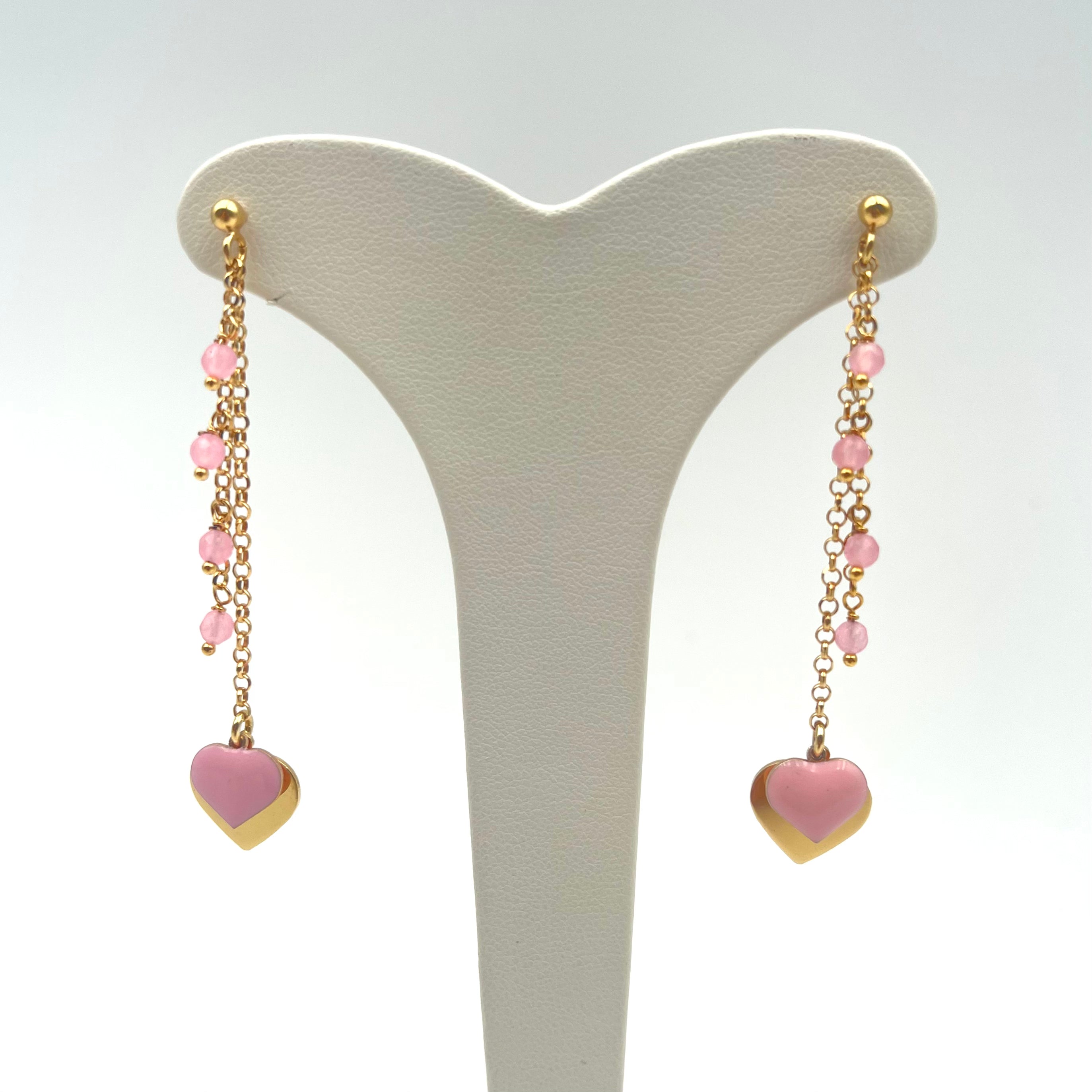 ORECCHINI PENDENTI CUORE 487