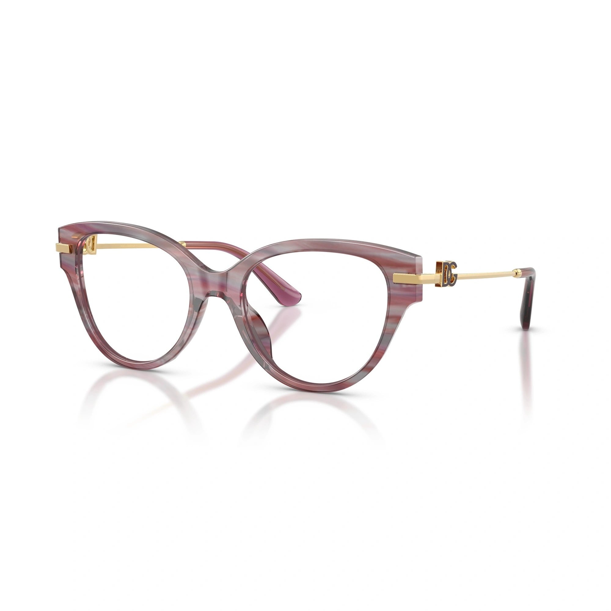 DOLCE & GABBANA DG3438 (3474-STRIPED VIOLA)