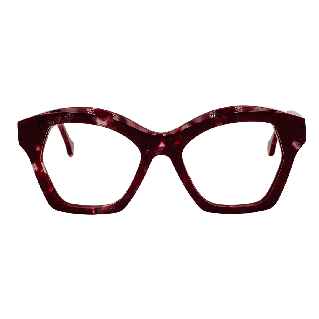 CELESTE EYEWEAR -HEATHER CLIP(576-RED GLITTER)