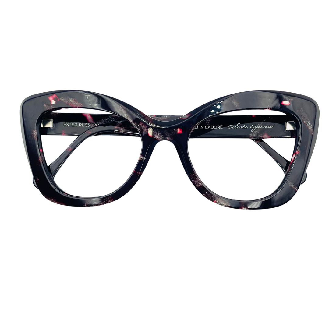 CELESTE EYEWEAR -ESTER CLIP(582-VIOLA GLITTER)