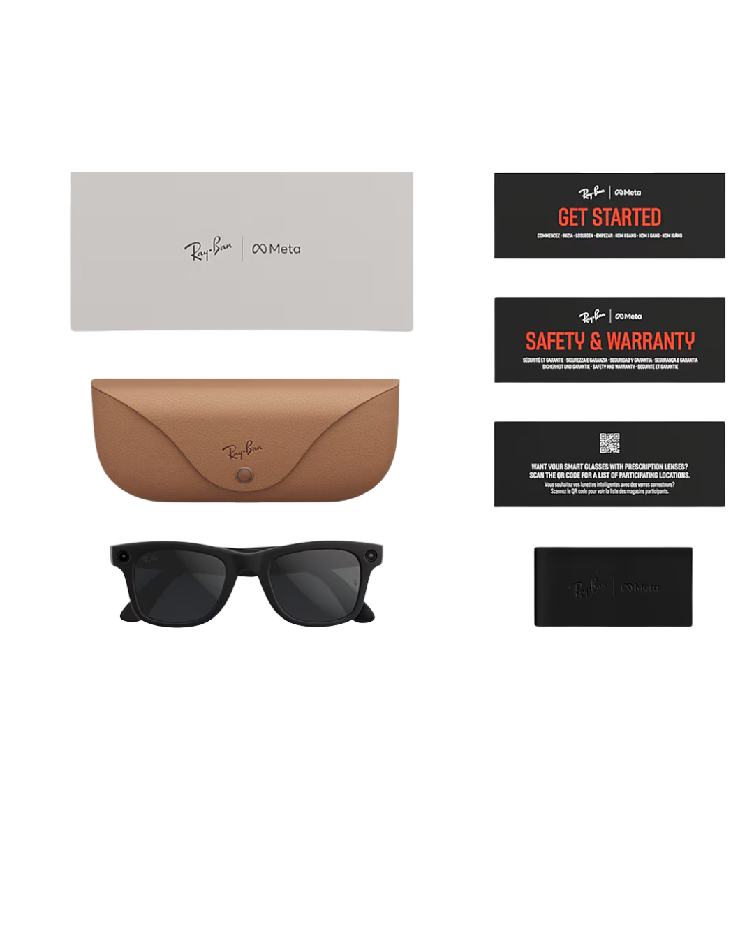 RAY-BAN RW 4012 WAYFARER META GEN2 (601SSB50-MATTE BLACK)