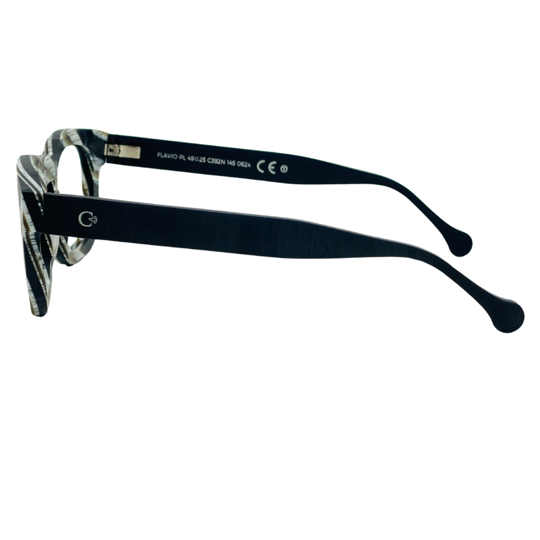 CELESTE EYEWEAR -FLAVIO CLIP(392N-STRIPES MAT)