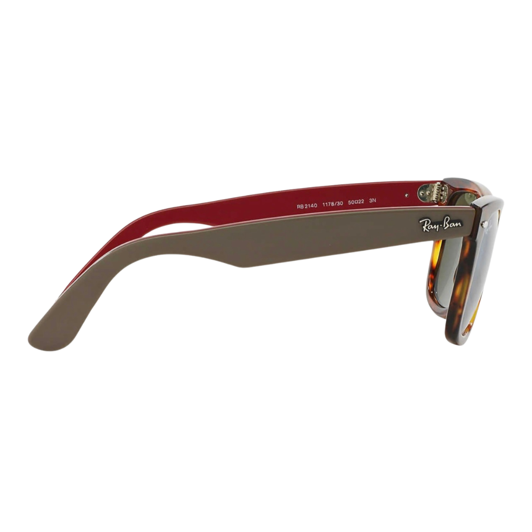 RAY-BAN RB 2140 WAYFARER (117830-HAVANA RED)