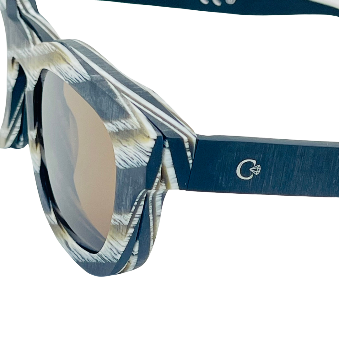 CELESTE EYEWEAR -FLAVIO CLIP(392N-STRIPES MAT)