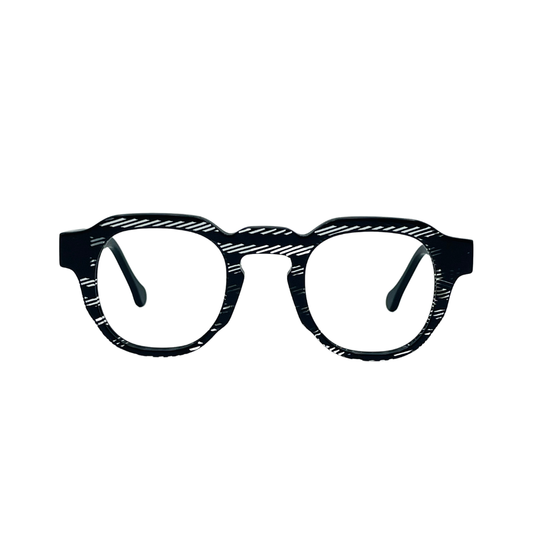 CELESTE EYEWEAR -DOMINGO (568-BLACK STRIPES)