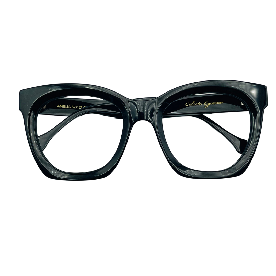 CELESTE EYEWEAR -AMELIA (001E-BLACK)