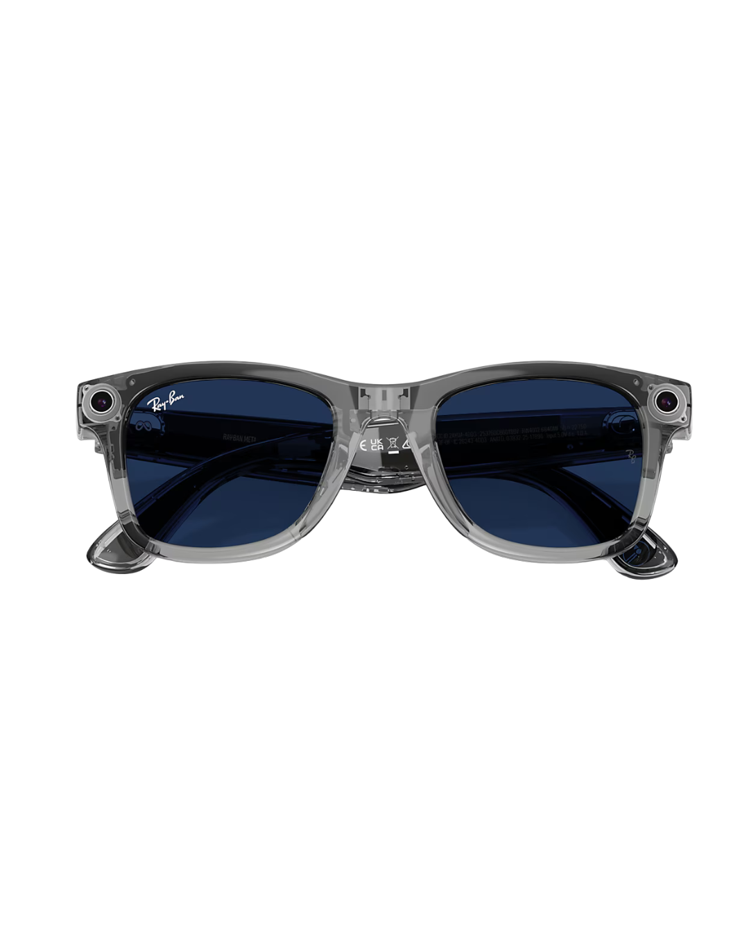 RAY-BAN RW 4012 WAYFARER META GEN2 (6840MF53-SHINY TRANS GREY)