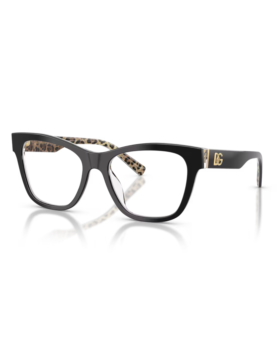 DOLCE & GABBANA DG3430 (3299-BLACK/ANIMALIER)