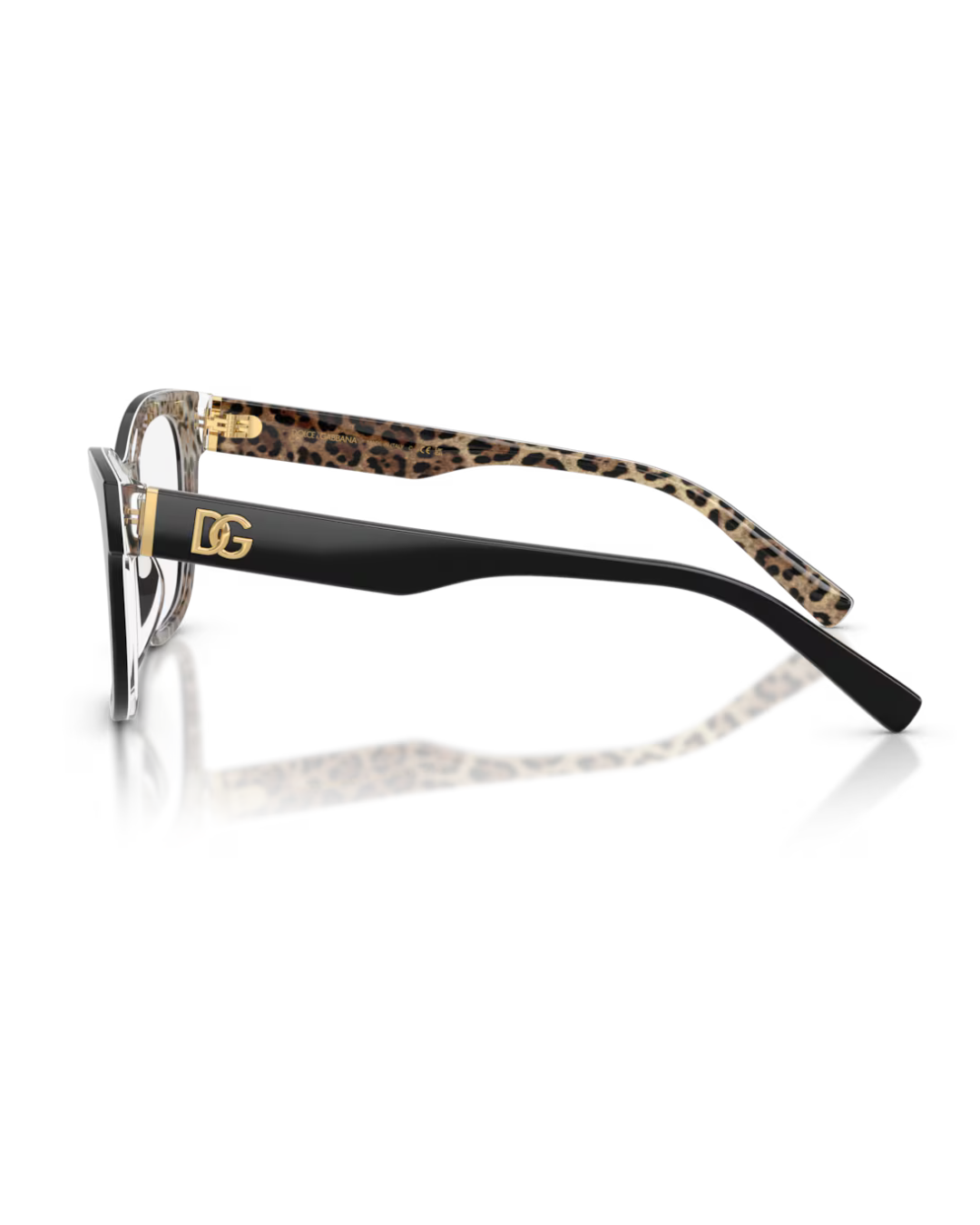 DOLCE & GABBANA DG3430 (3299-BLACK/ANIMALIER)