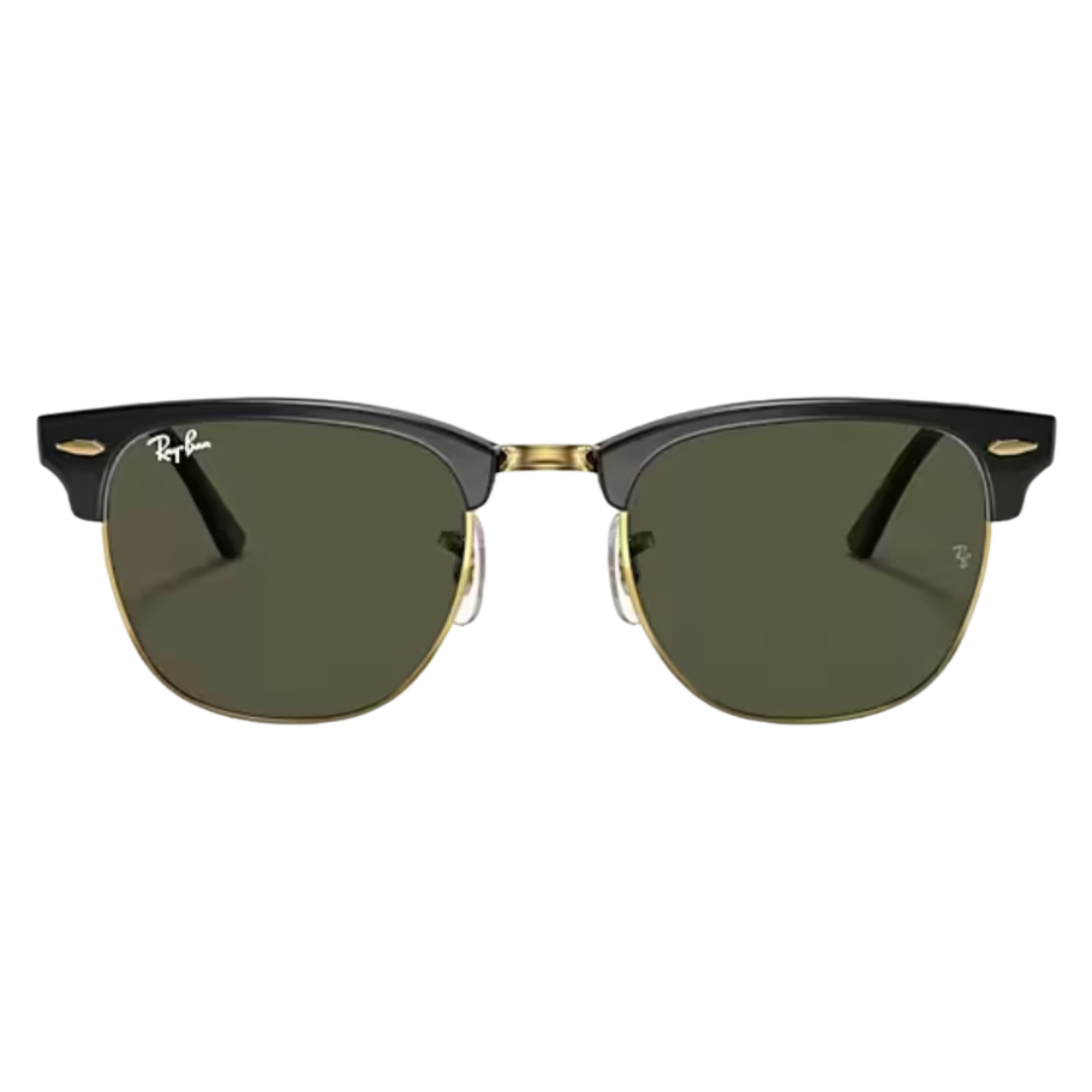 RAY-BAN RB 3016 CLUBMASTER (W0365-BLACK GOLD)