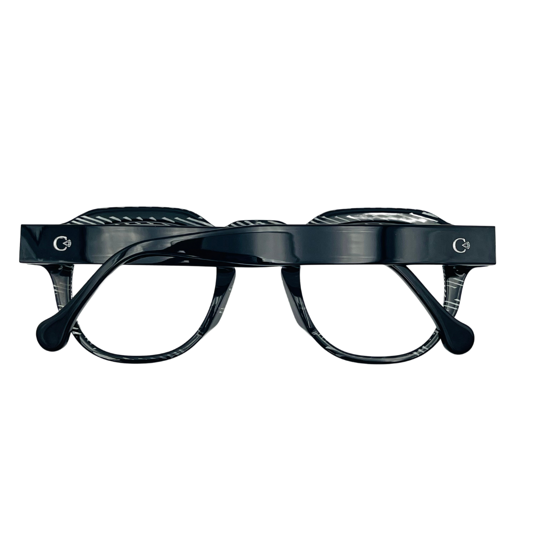 CELESTE EYEWEAR -DOMINGO (568-BLACK STRIPES)