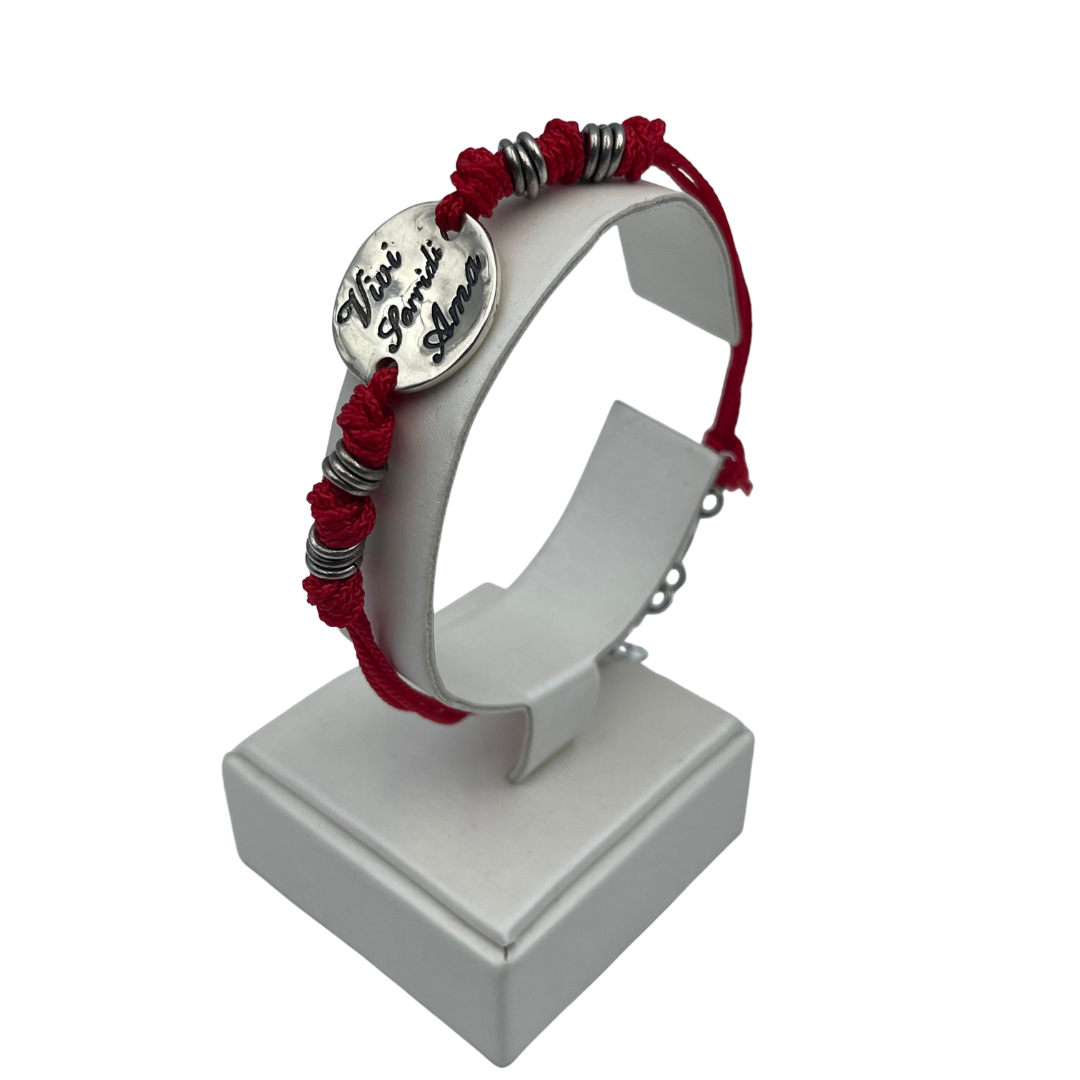 BRACCIALE "Vivi, Sorridi, Ama"