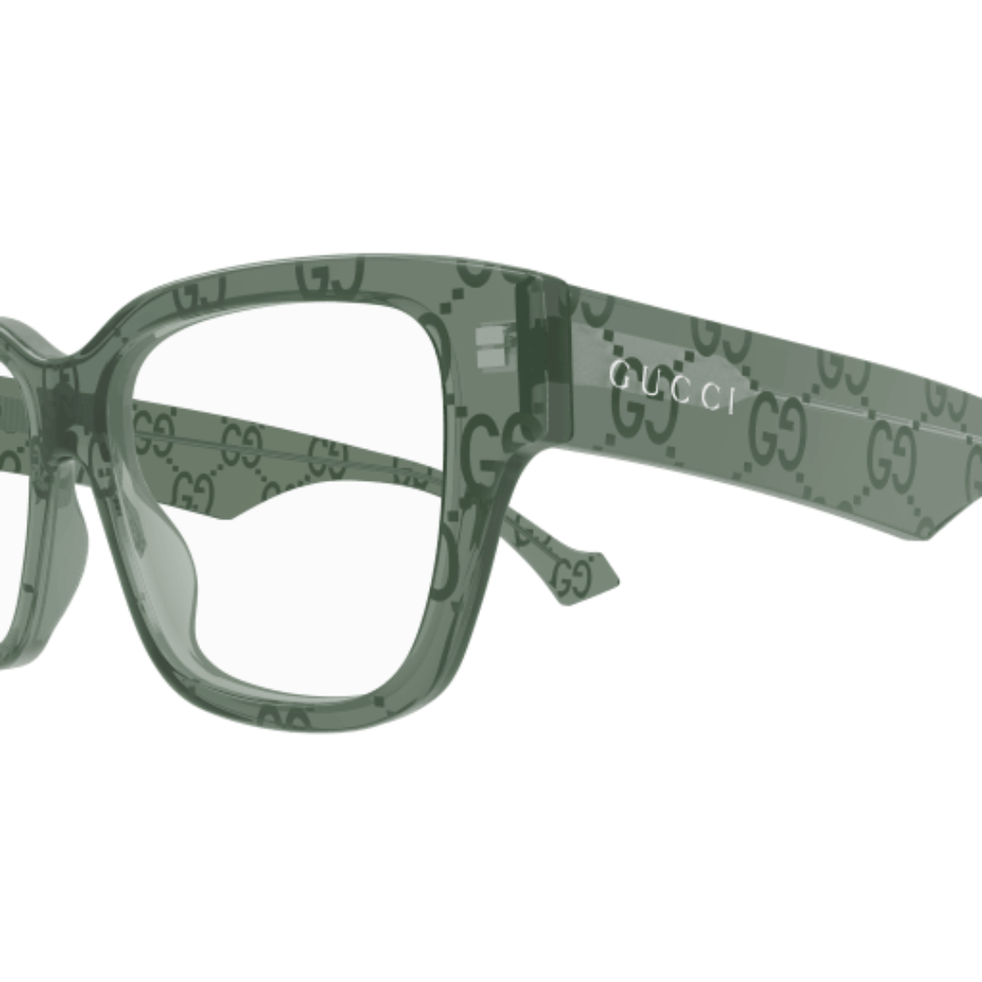 GUCCI GG1428O (012-GREEN TRANSPARENT)