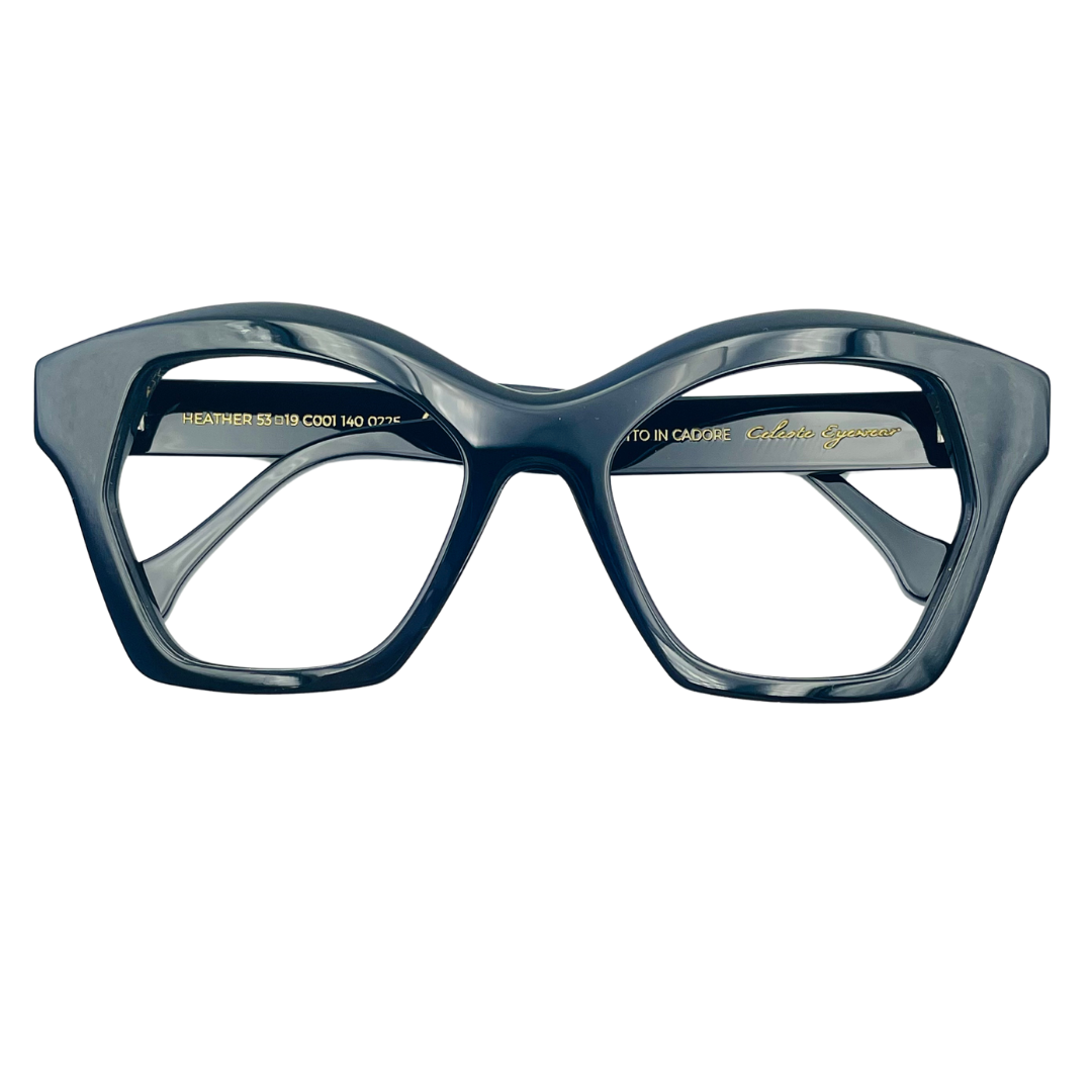 CELESTE EYEWEAR -HEATHER (001-BLACK)