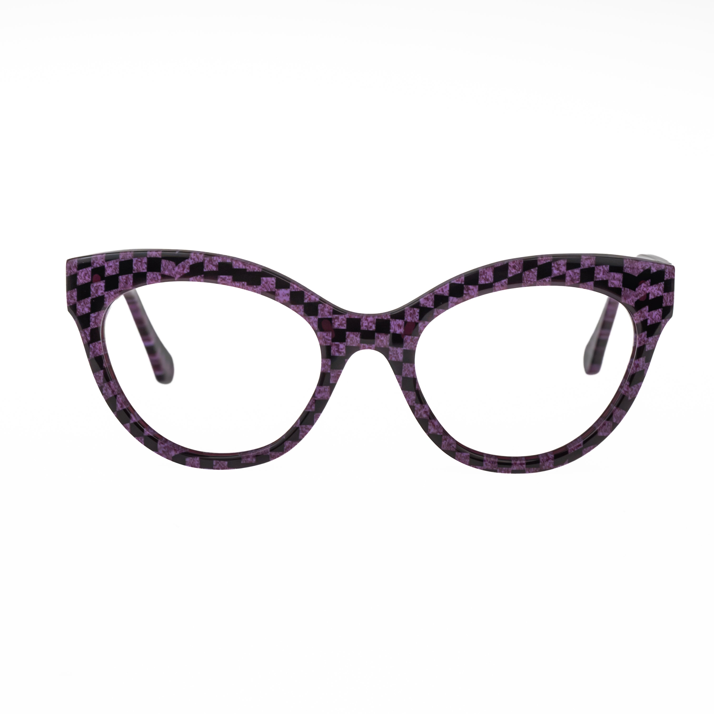 CELESTE EYEWEAR -MERY CLIP(555-VIOLET SQUARE)