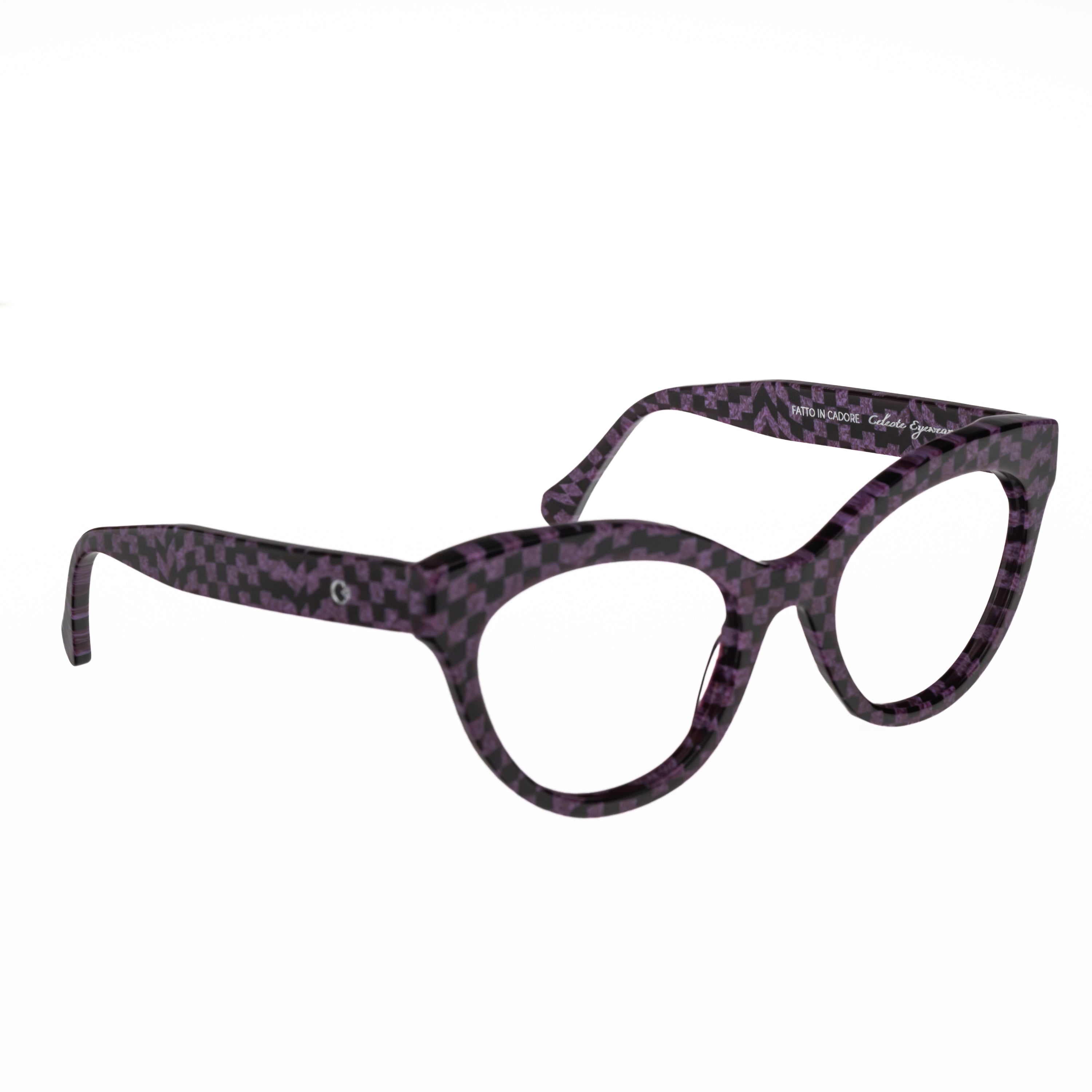CELESTE EYEWEAR -MERY CLIP(555-VIOLET SQUARE)