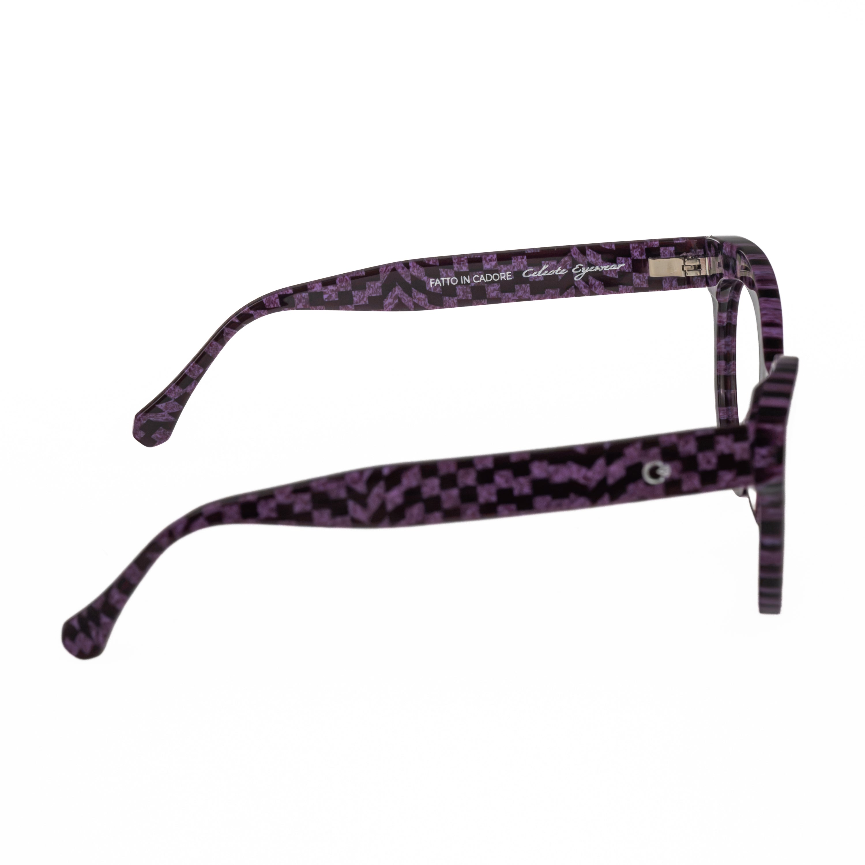 CELESTE EYEWEAR -MERY CLIP(555-VIOLET SQUARE)