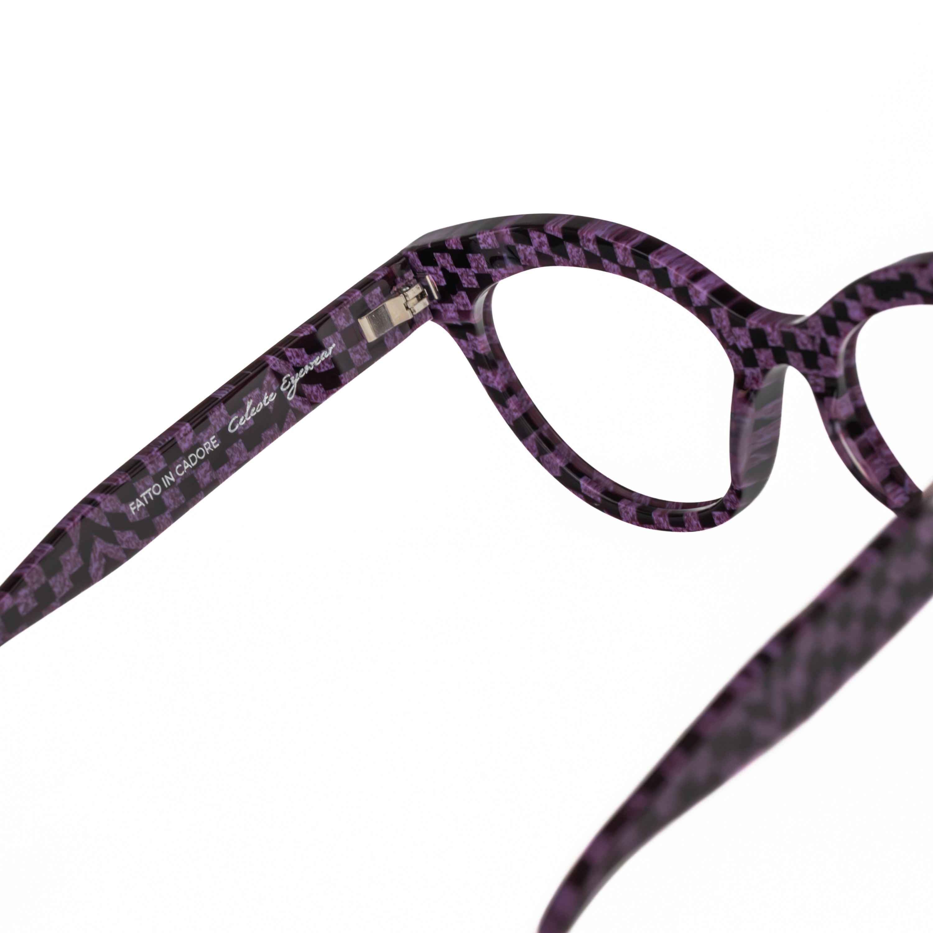 CELESTE EYEWEAR -MERY CLIP(555-VIOLET SQUARE)
