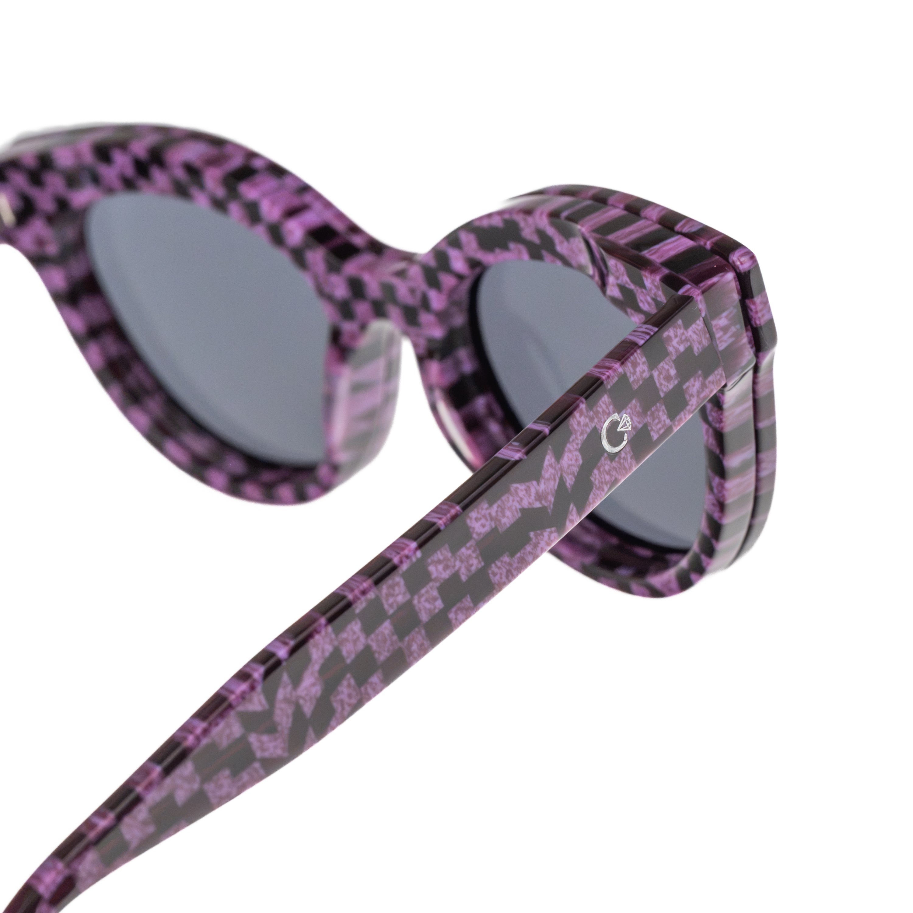 CELESTE EYEWEAR -MERY CLIP(555-VIOLET SQUARE)