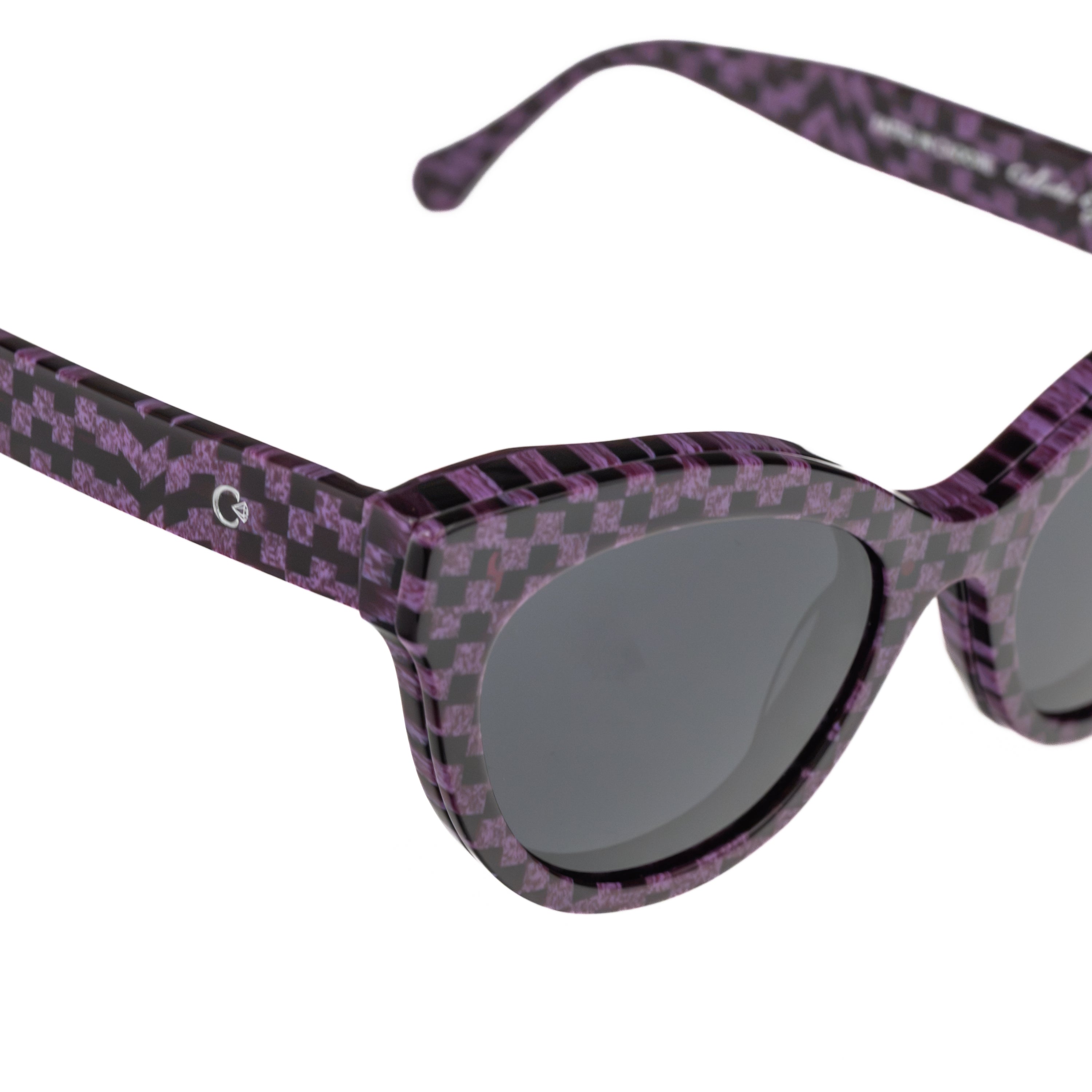 CELESTE EYEWEAR -MERY CLIP(555-VIOLET SQUARE)