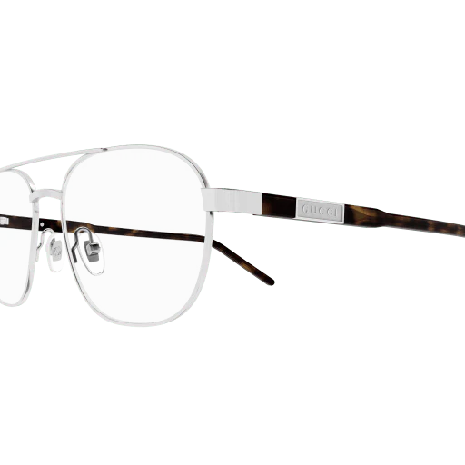 GUCCI GG1800O (002-SILVER HAVANA TRASPARENT)