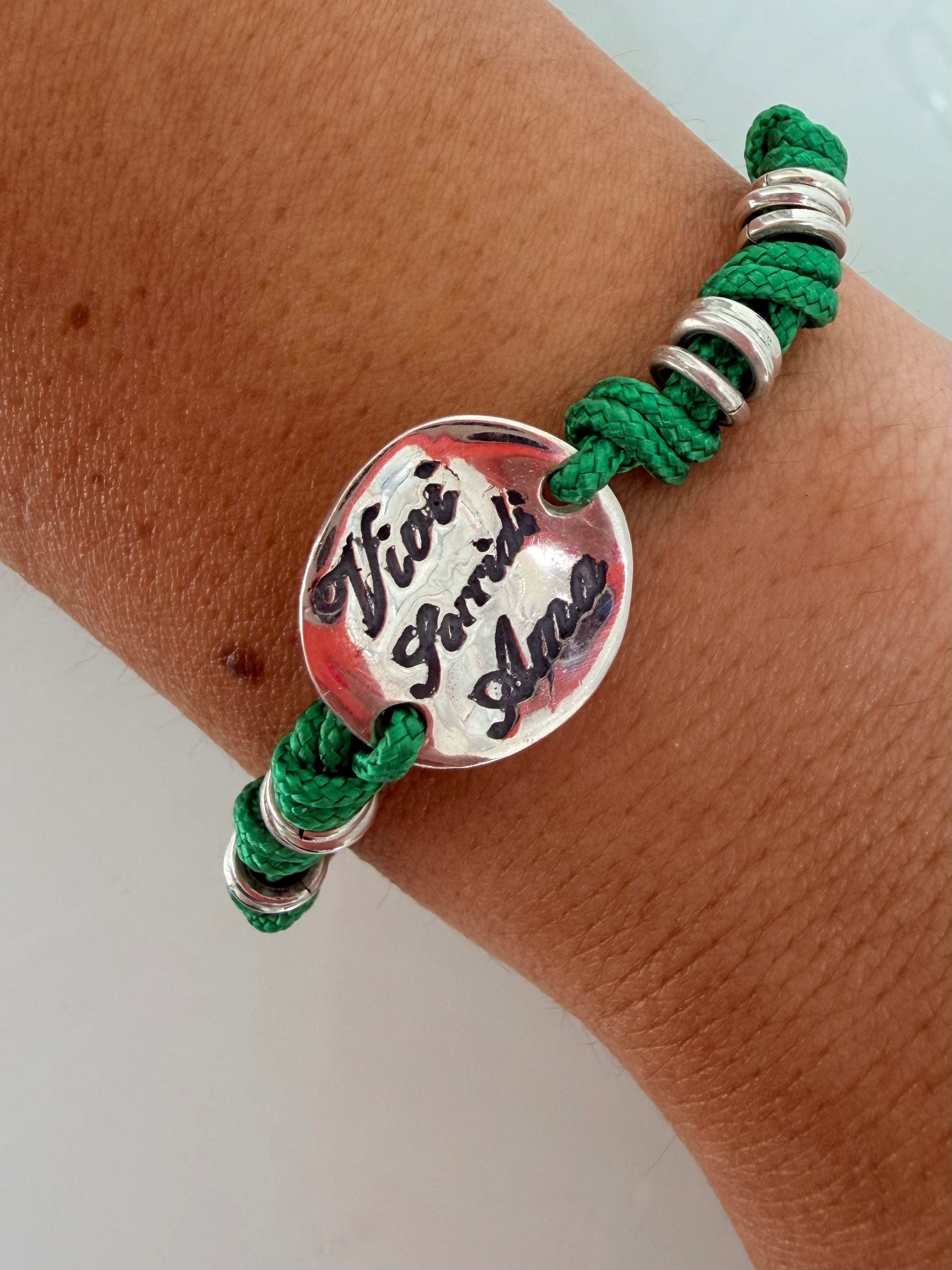 BRACCIALE "Vivi, Sorridi, Ama"