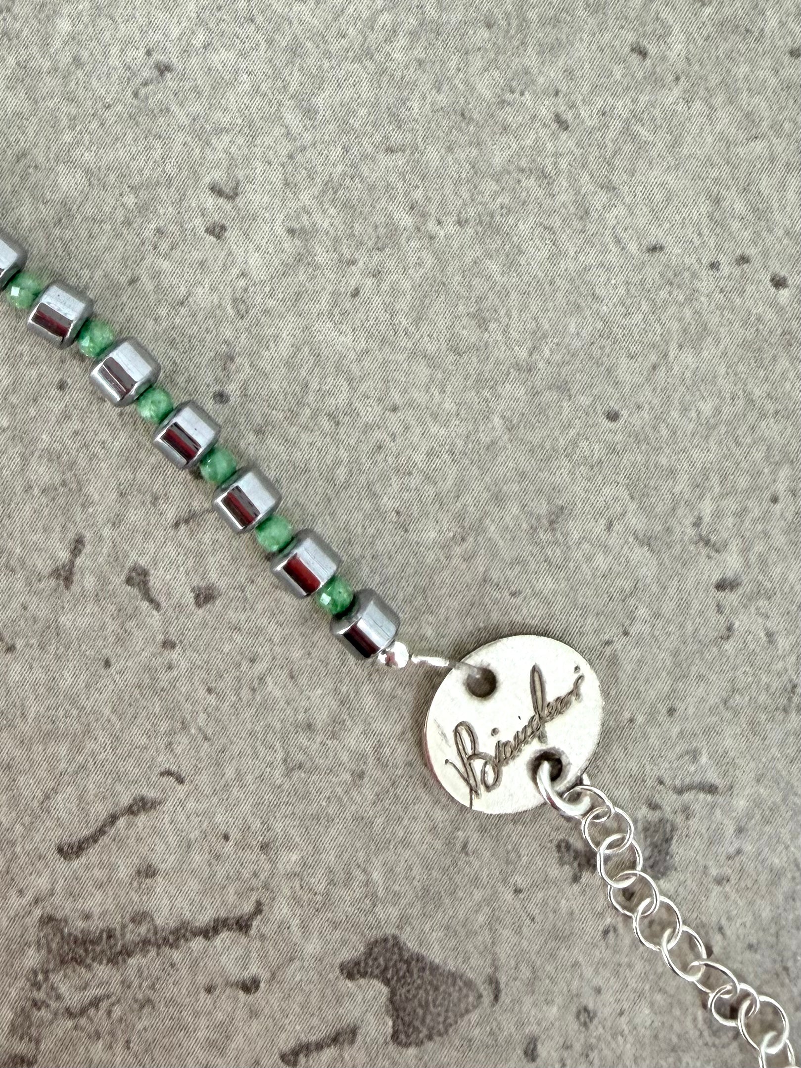 BRACCIALE "Vivi, Sorridi, Ama"(verde)