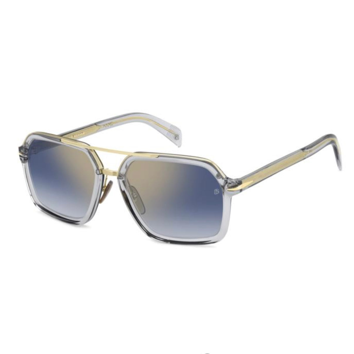 DB EYEWEAR by David Beckham DB 7128/S (FT3-GREY GOLD)