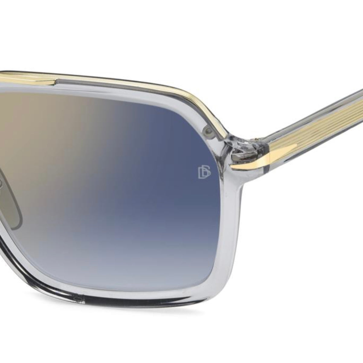 DB EYEWEAR by David Beckham DB 7128/S (FT3-GREY GOLD)