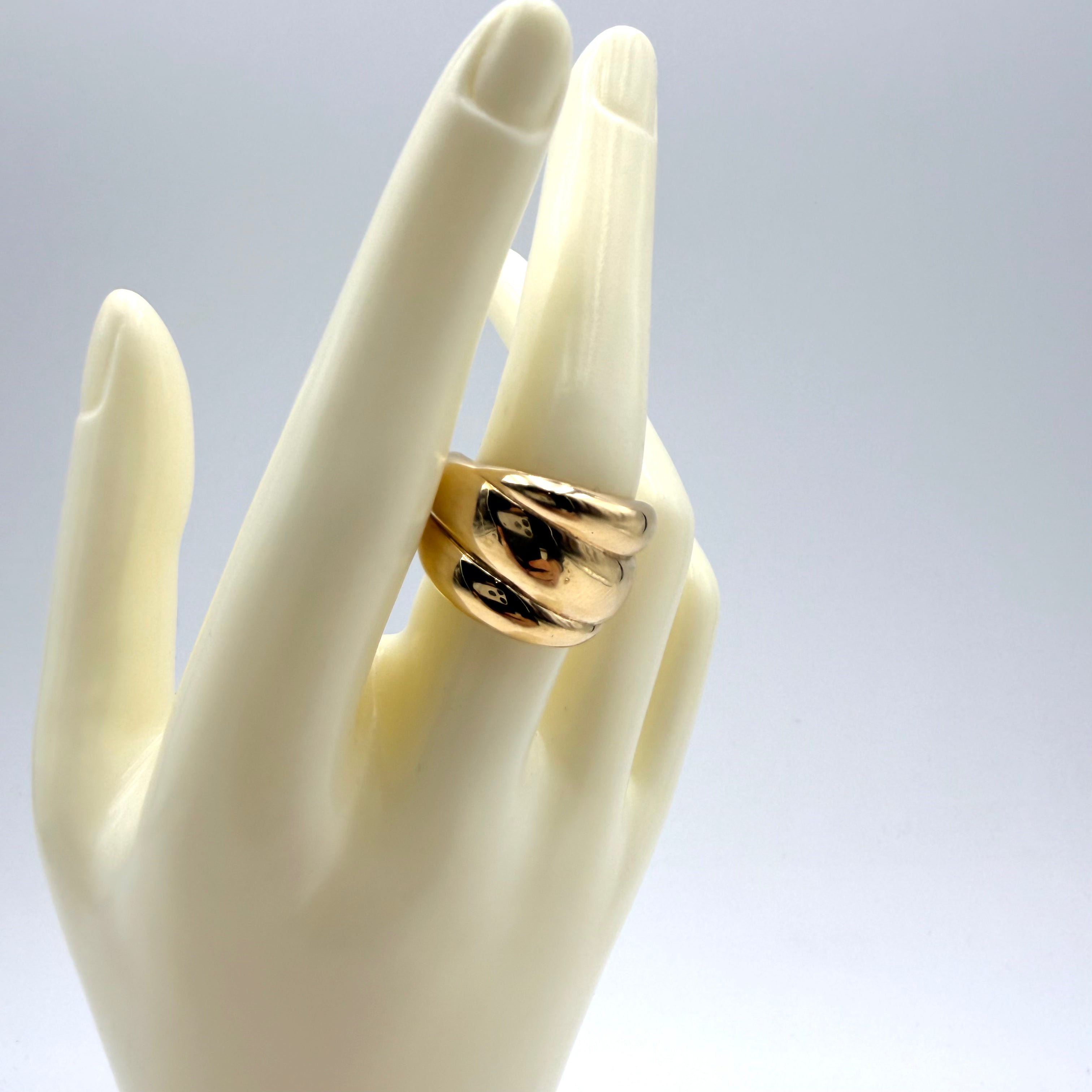 ANELLO 3 FASCE BOMBATE G 079HB